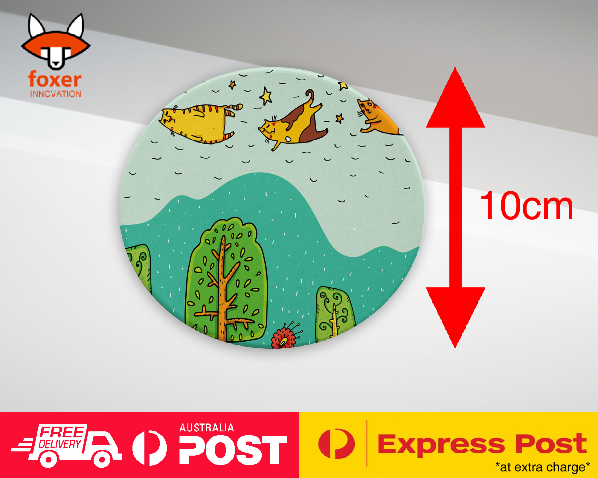 COASTER COFFEE DRINKING MAT|CUTE SPRING CATS KITTENS #2