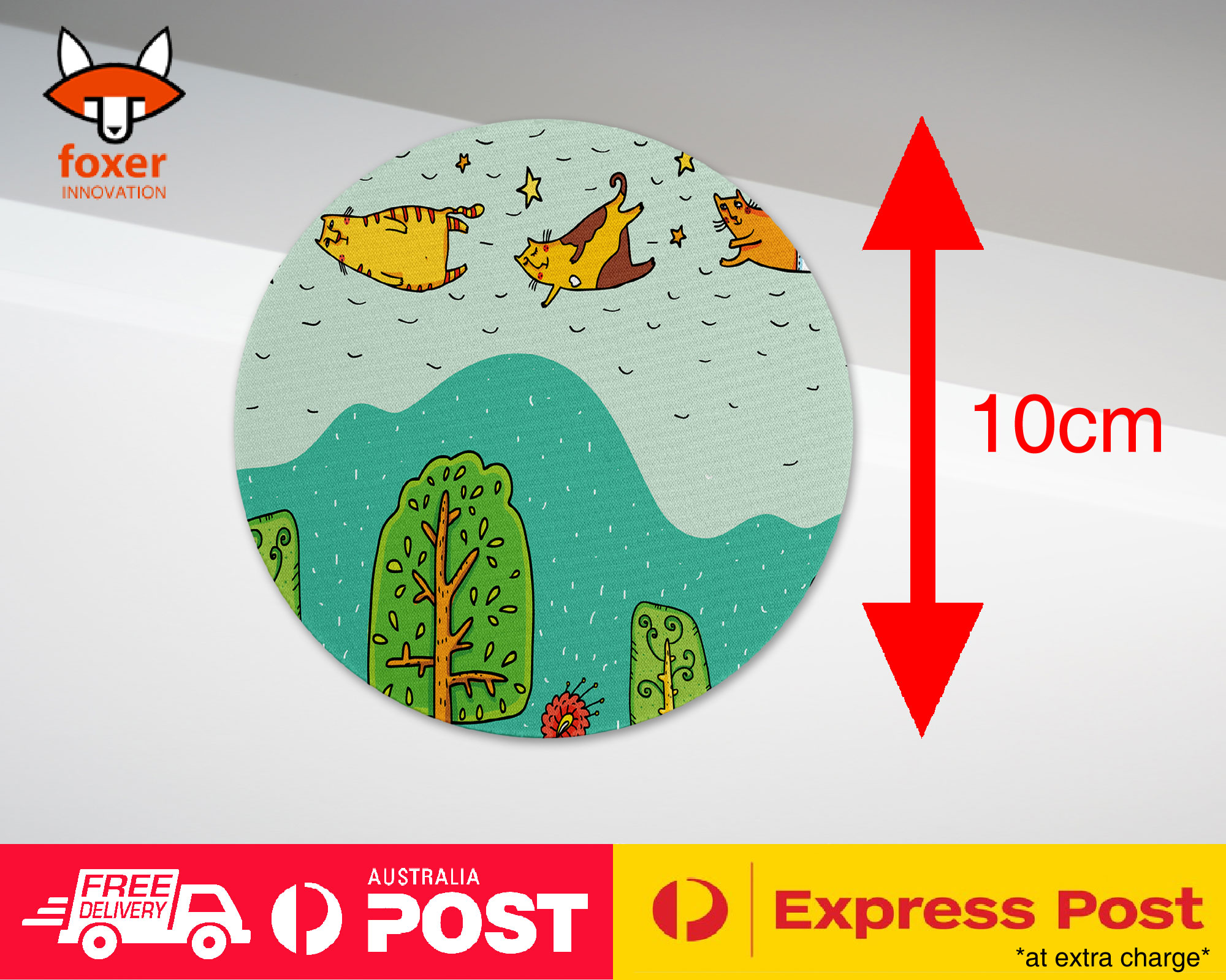 COASTER COFFEE DRINKING MAT|CUTE SPRING CATS KITTENS #2