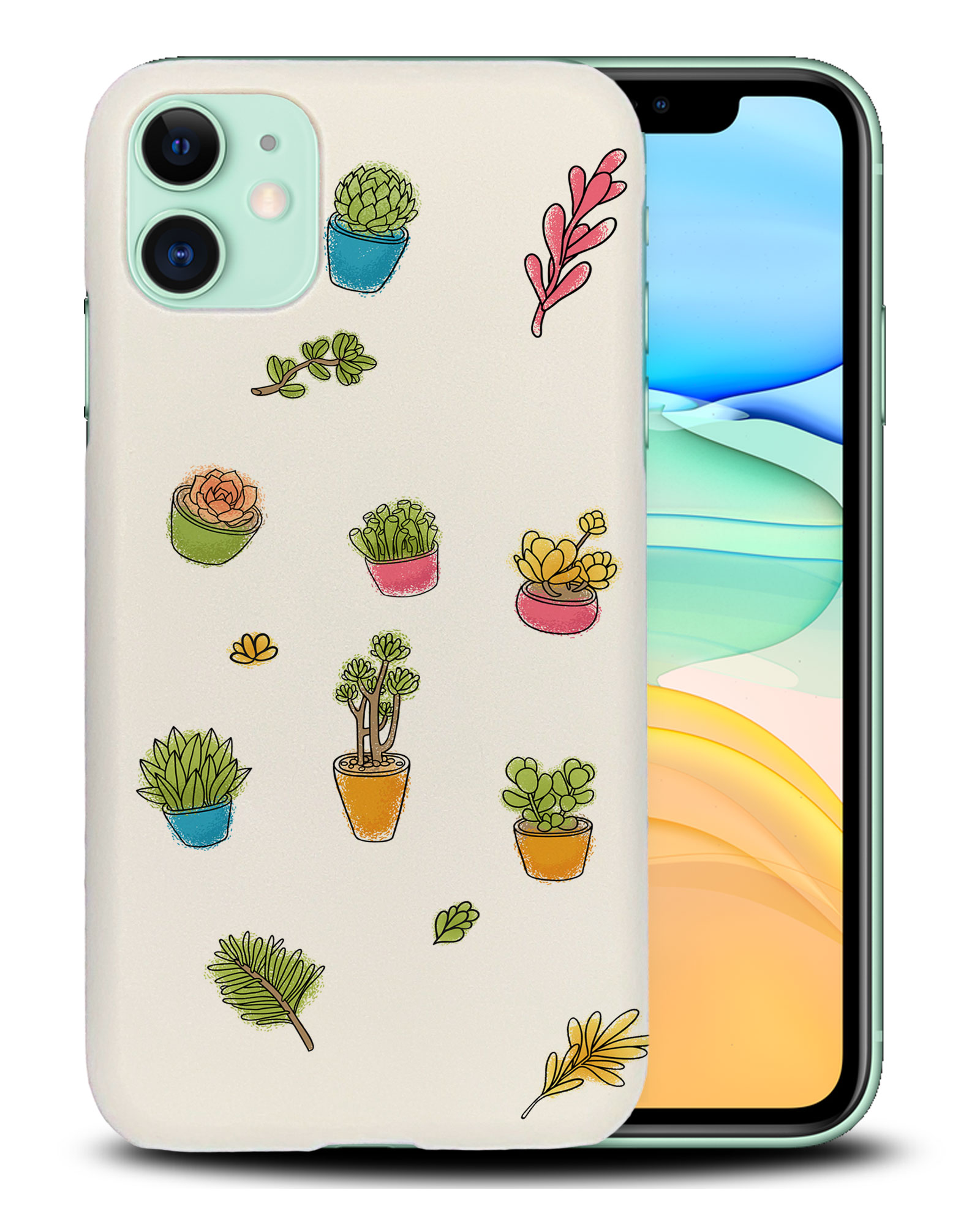 CASE COVER FOR APPLE IPHONE|SUCCULLENTS PLANTS DRAWING SKETCH - Picture 24 of 44