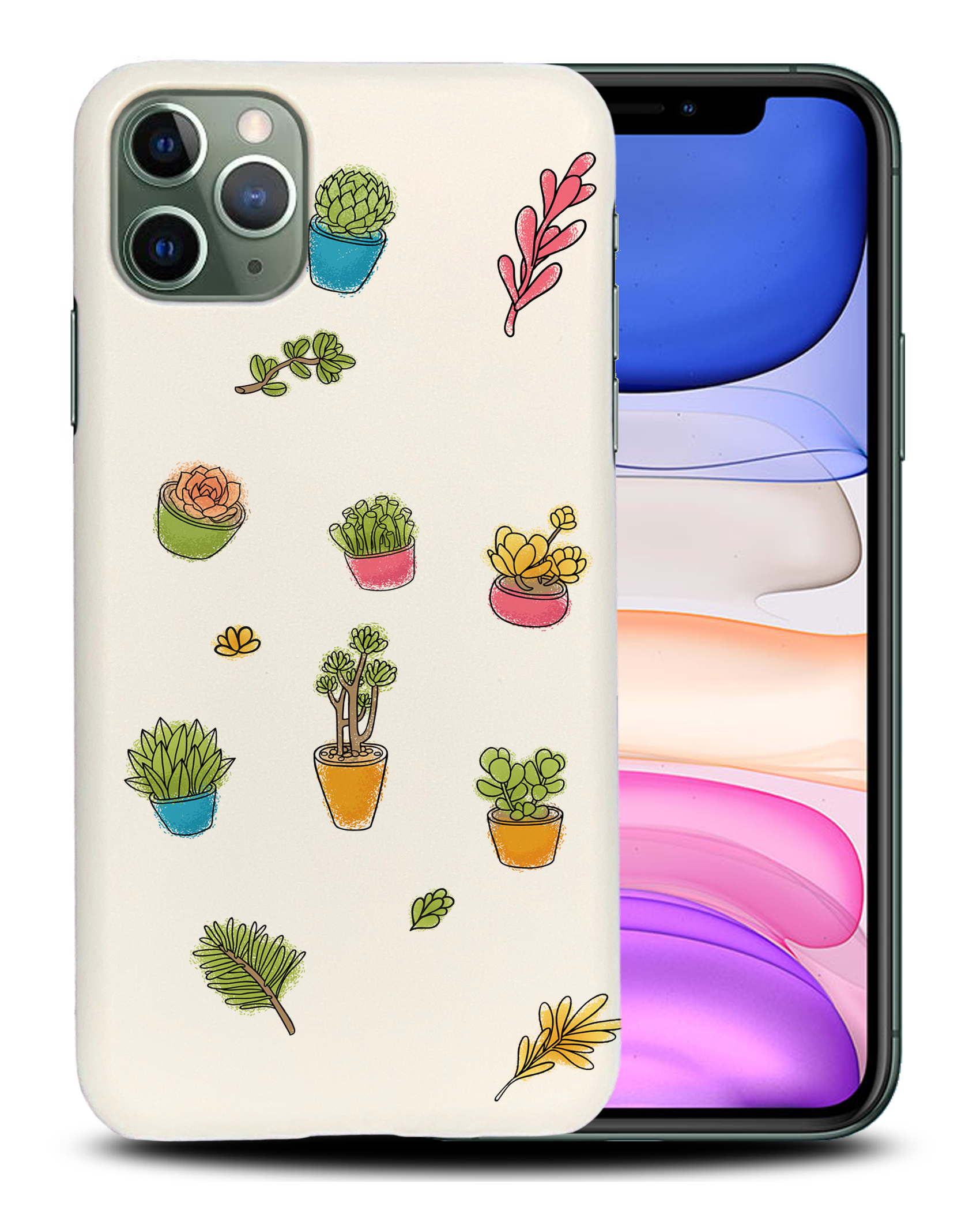 CASE COVER FOR APPLE IPHONE|SUCCULLENTS PLANTS DRAWING SKETCH - Picture 22 of 44