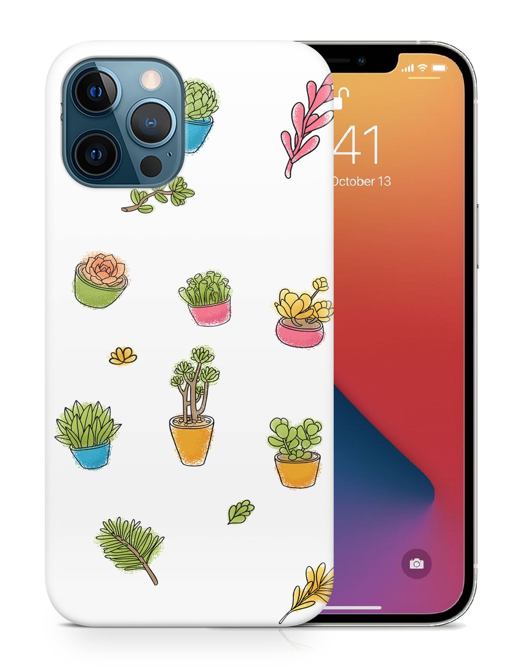 CASE COVER FOR APPLE IPHONE|SUCCULLENTS PLANTS DRAWING SKETCH - Picture 19 of 44