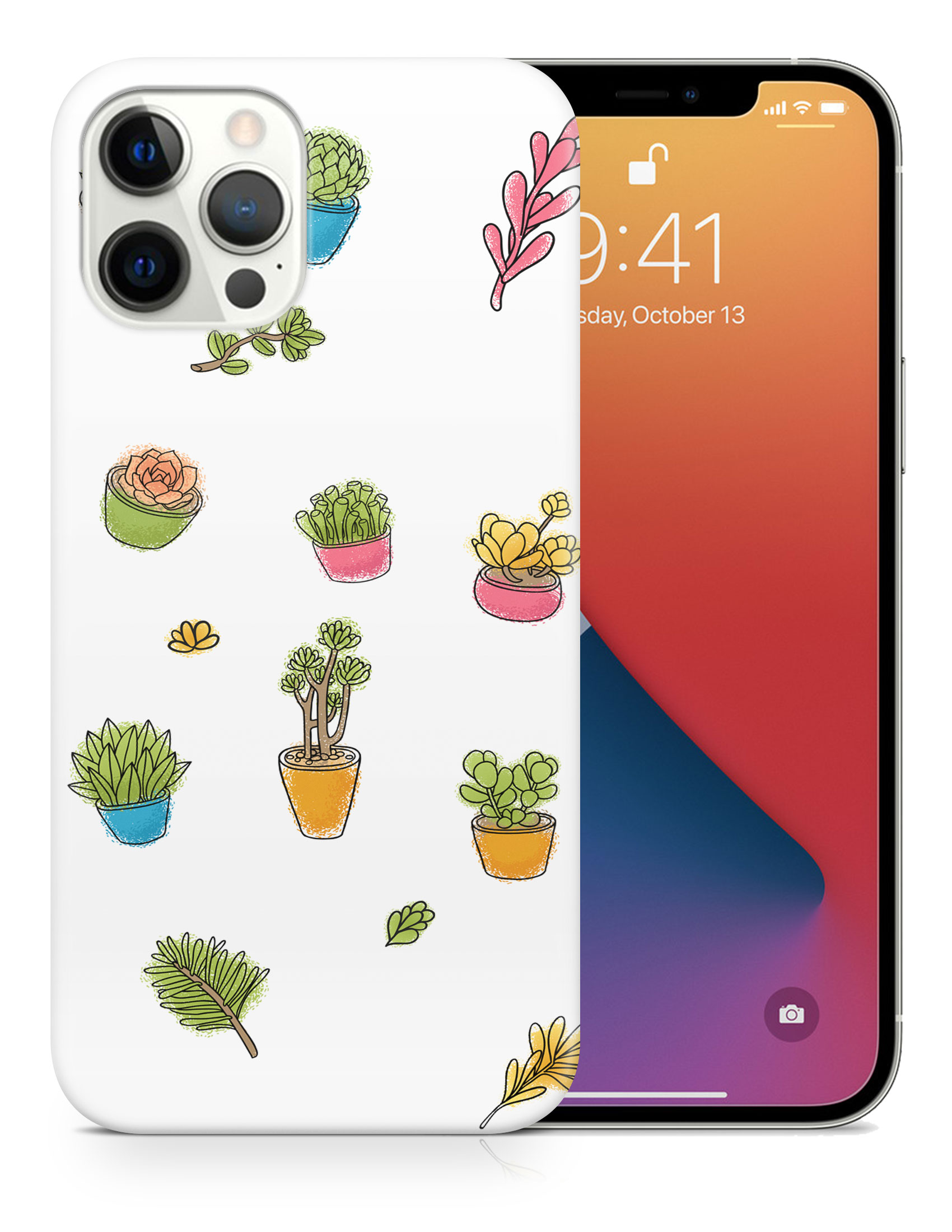 CASE COVER FOR APPLE IPHONE|SUCCULLENTS PLANTS DRAWING SKETCH - Picture 18 of 44