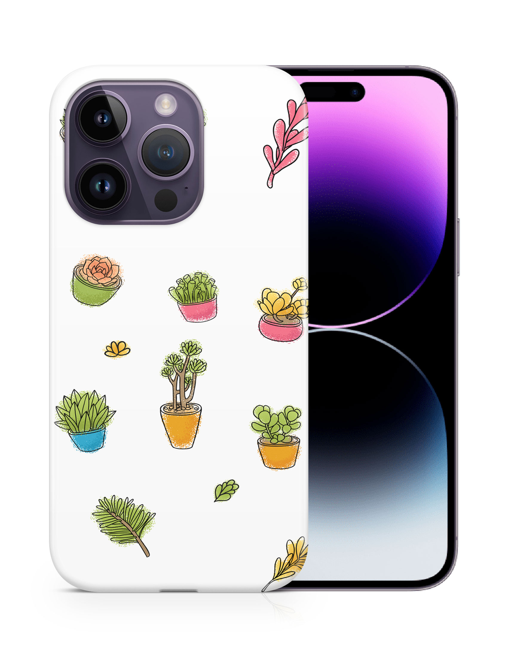 CASE COVER FOR APPLE IPHONE|SUCCULLENTS PLANTS DRAWING SKETCH - Picture 11 of 44
