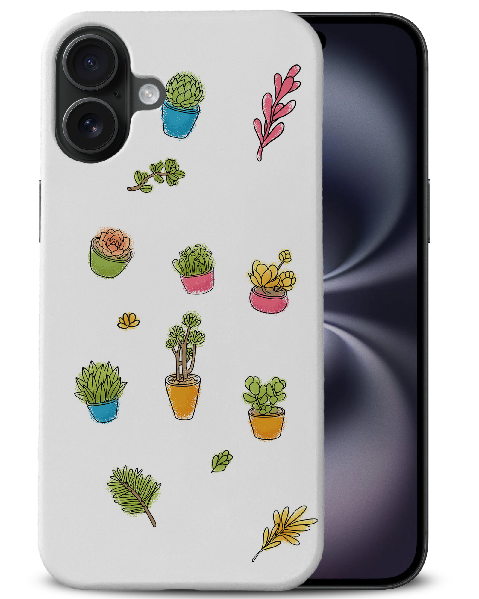 CASE COVER FOR APPLE IPHONE|SUCCULLENTS PLANTS DRAWING SKETCH - Picture 4 of 44