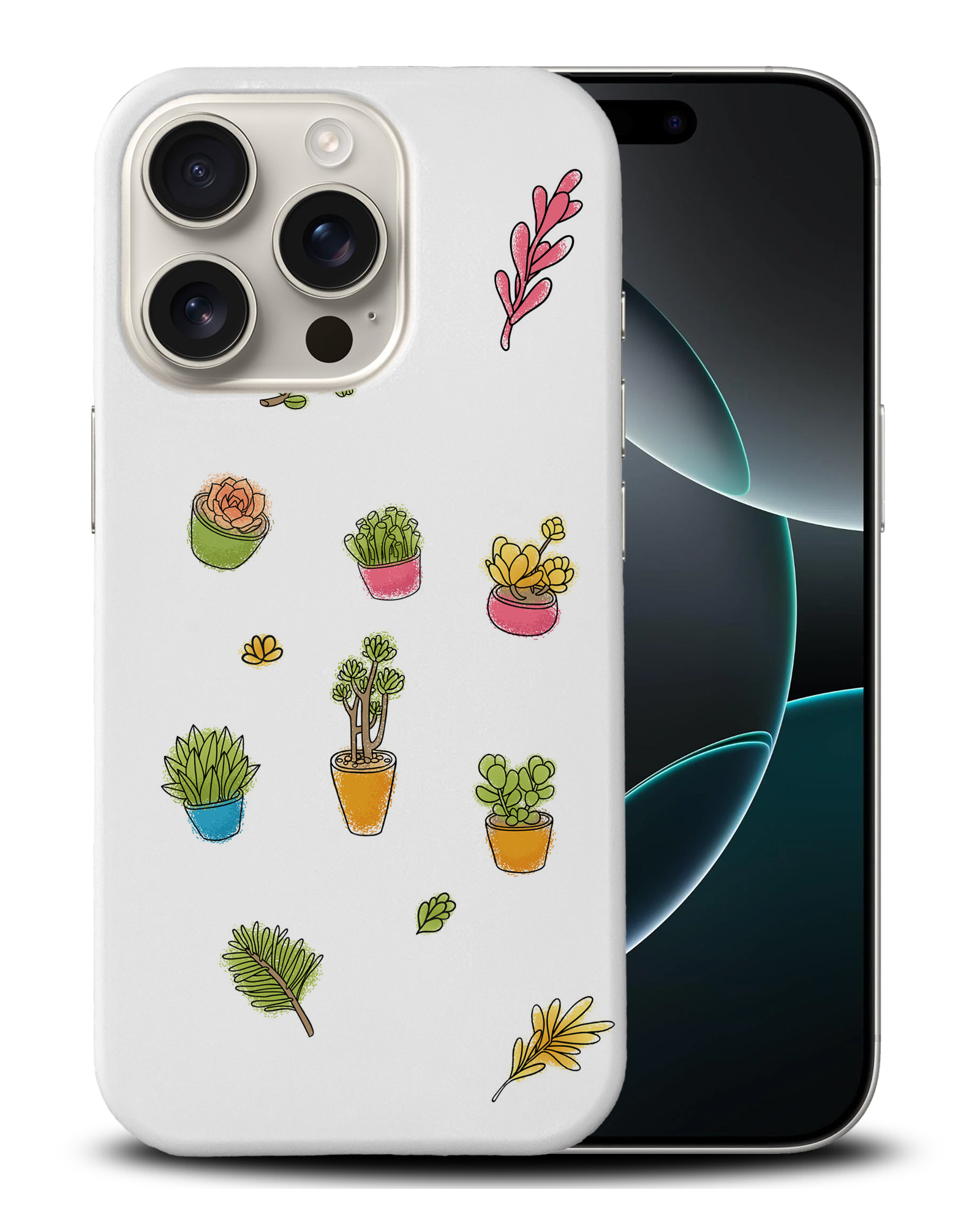 CASE COVER FOR APPLE IPHONE|SUCCULLENTS PLANTS DRAWING SKETCH - Picture 3 of 44