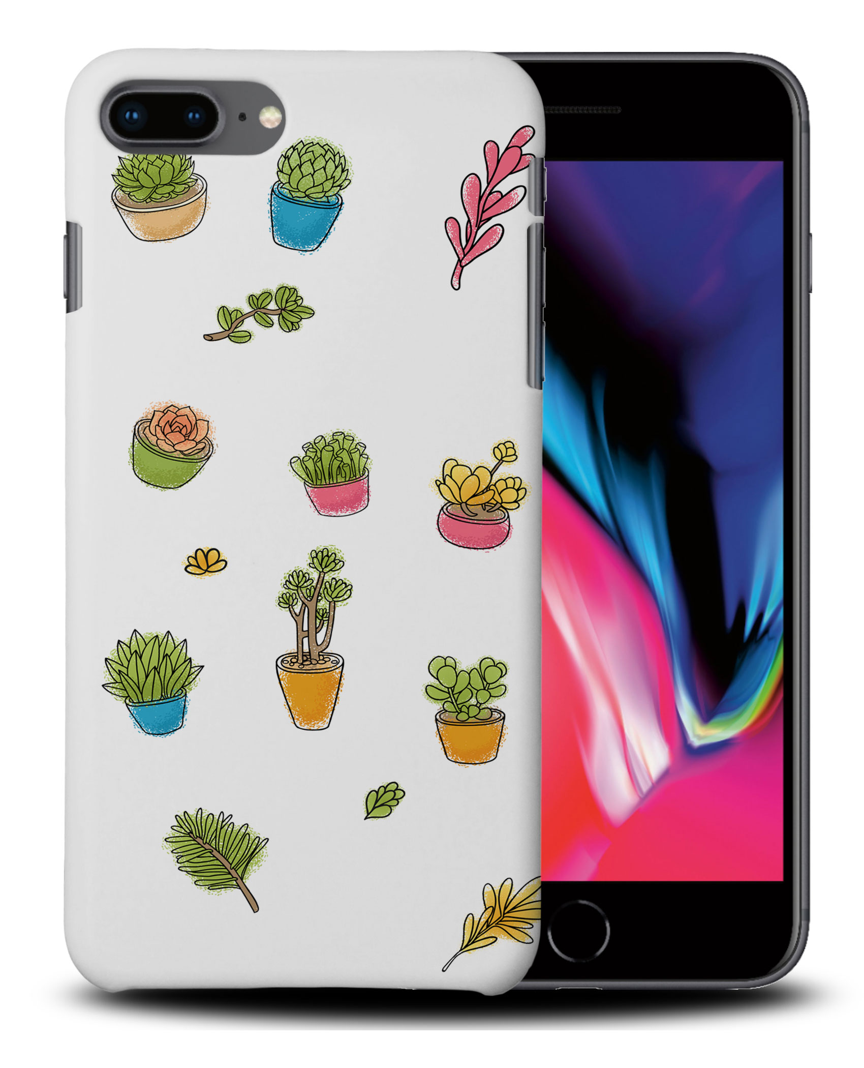 CASE COVER FOR APPLE IPHONE|SUCCULLENTS PLANTS DRAWING SKETCH - Picture 29 of 44