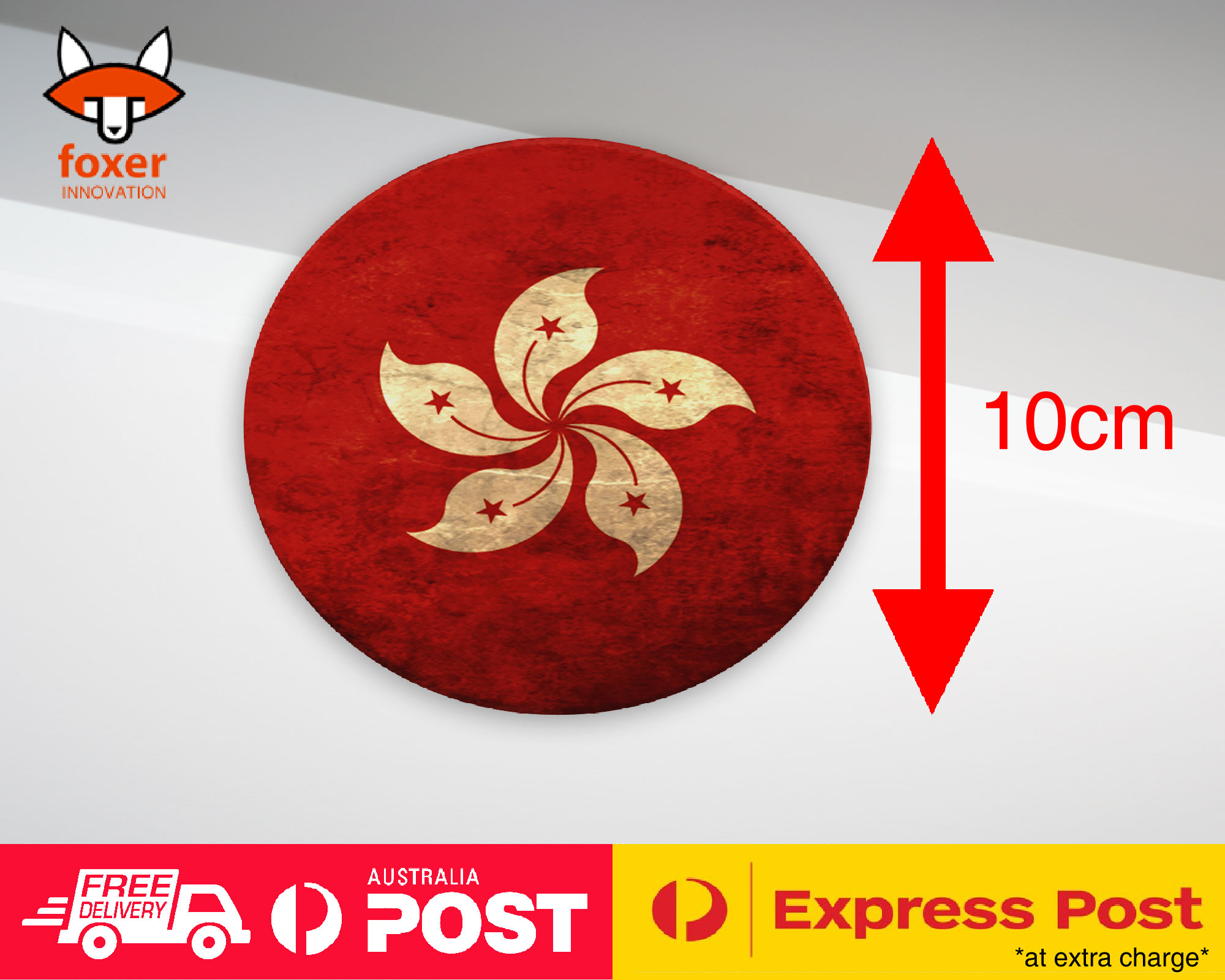 COASTER COFFEE DRINKING MAT|HONG KONG COUNTRY FLAG - Picture 11 of 21