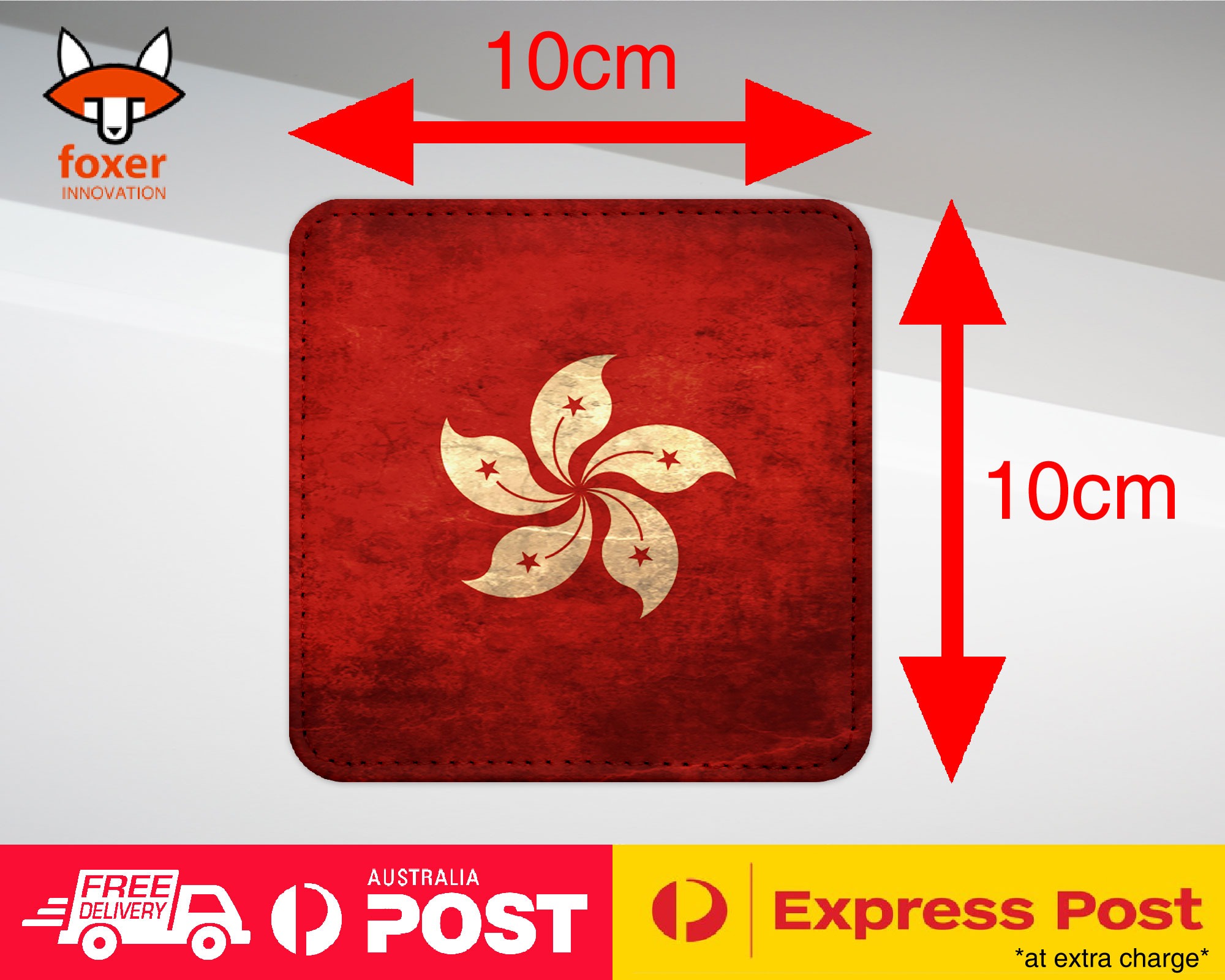 COASTER COFFEE DRINKING MAT|HONG KONG COUNTRY FLAG - Picture 17 of 21