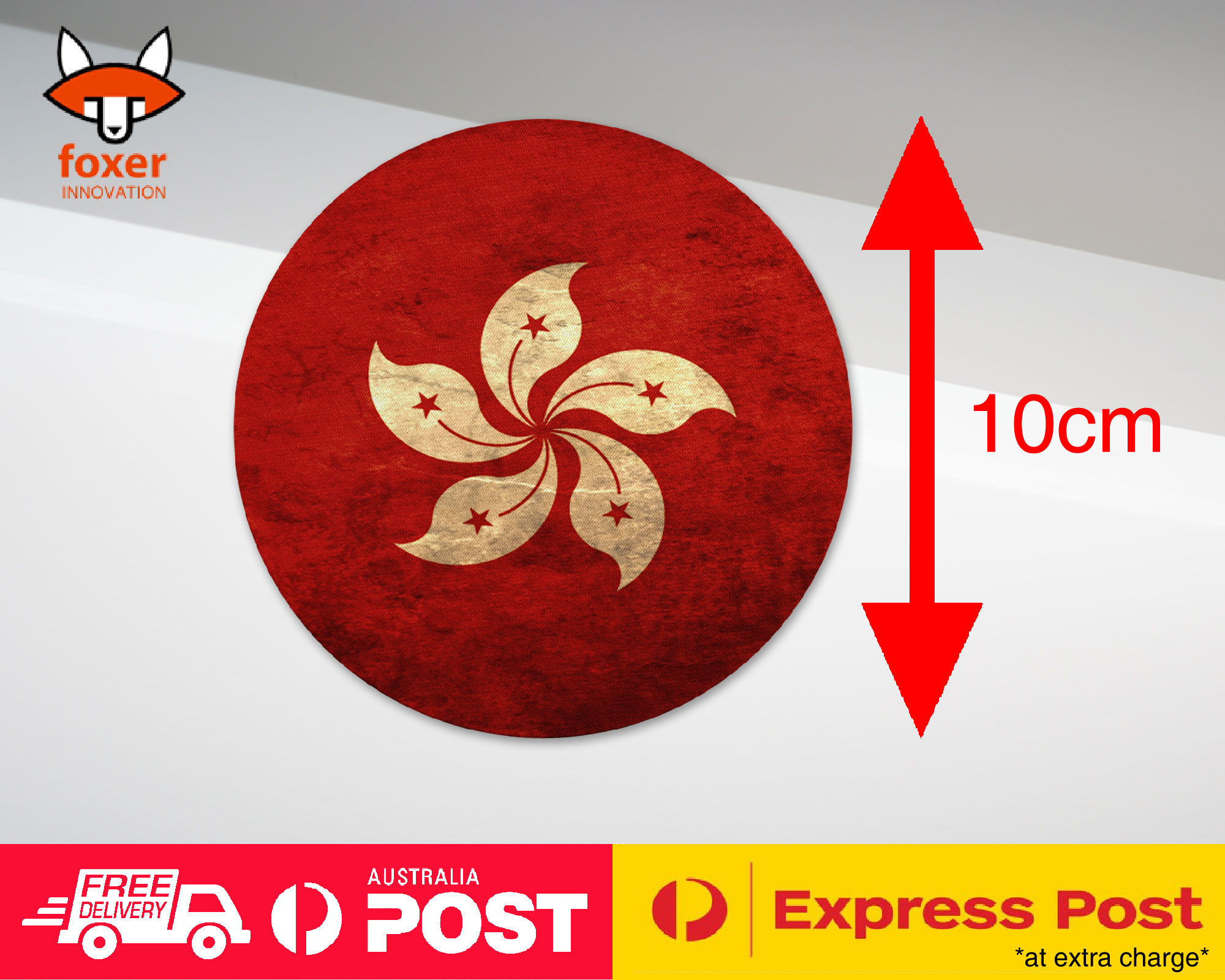 COASTER COFFEE DRINKING MAT|HONG KONG COUNTRY FLAG - Picture 4 of 21