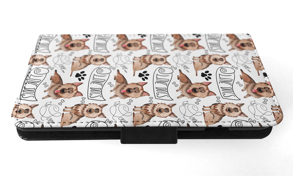 FLIP CASE FOR SAMSUNG GALAXY|GERMEN SHEPHERD DOG PUPPY PATTERN - Picture 113 of 120