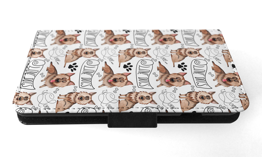 FLIP CASE FOR SAMSUNG GALAXY|GERMEN SHEPHERD DOG PUPPY PATTERN - Picture 88 of 120
