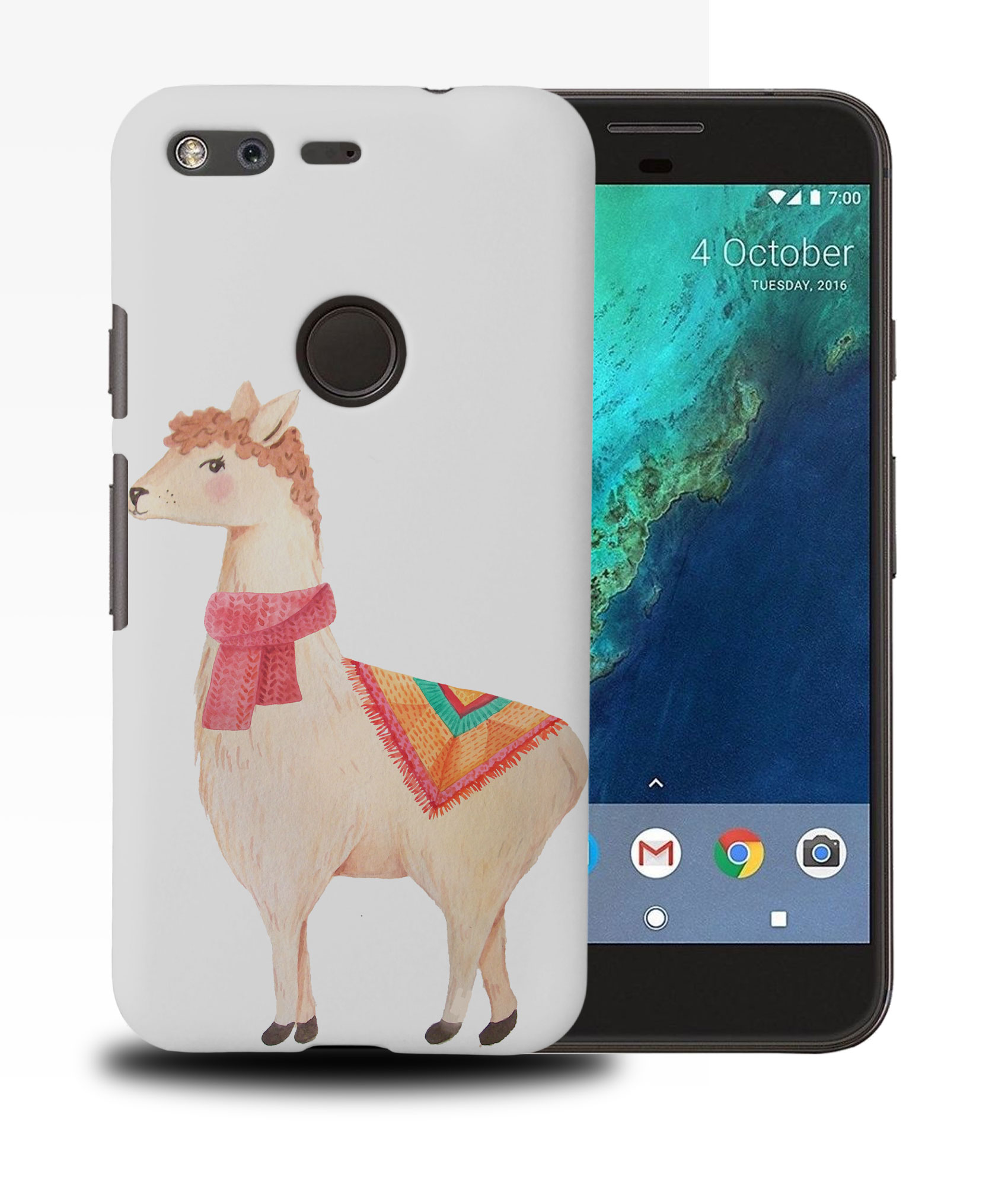 FUNDA FUNDA PARA GOOGLE PIXEL|ACUARELA LLAMAS LINDO ANIMAL #2 - Imagen 11 de 11