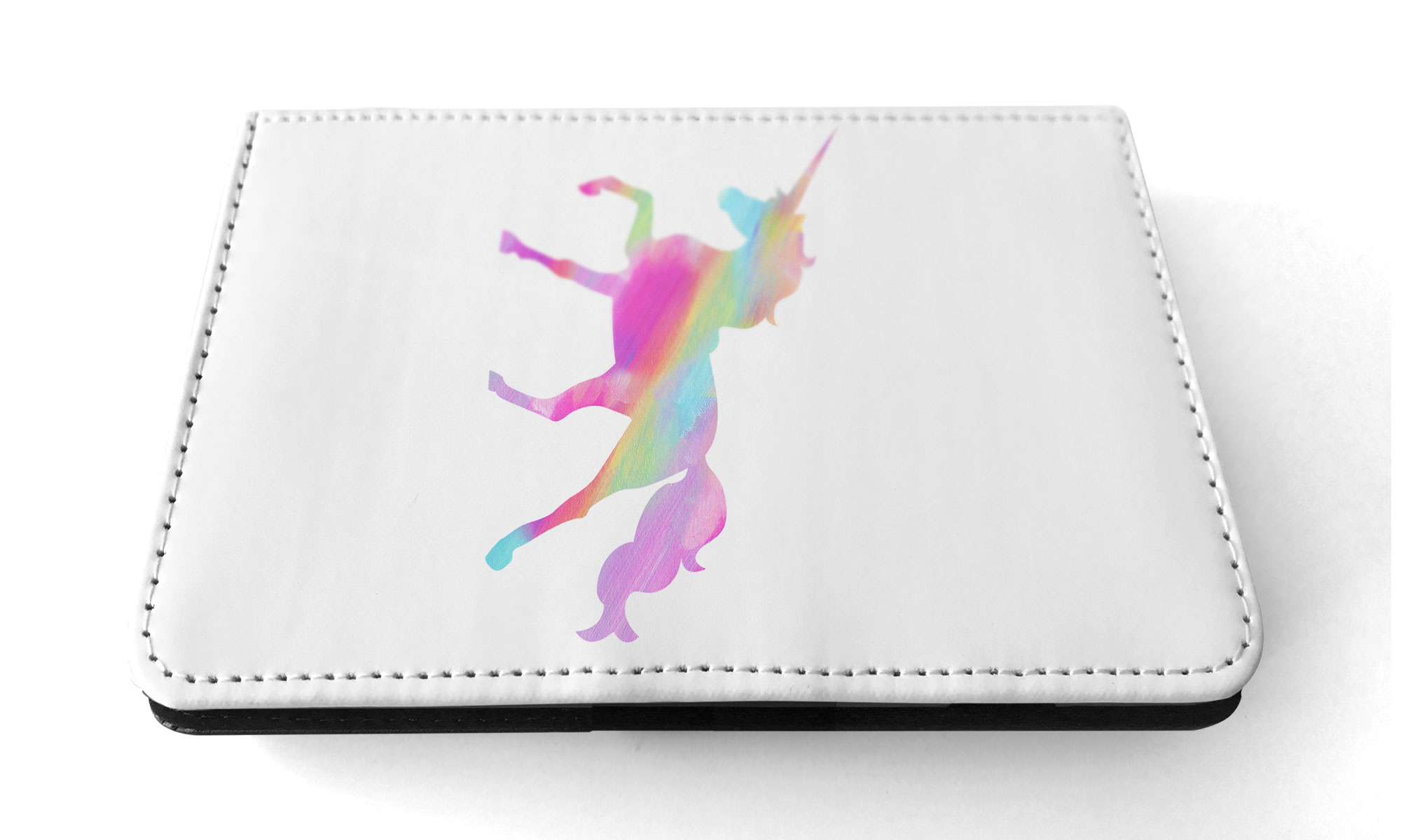 CASE COVER FOR APPLE IPAD|WATERCOLOR RAINBOW UNICORN - Picture 13 of 55