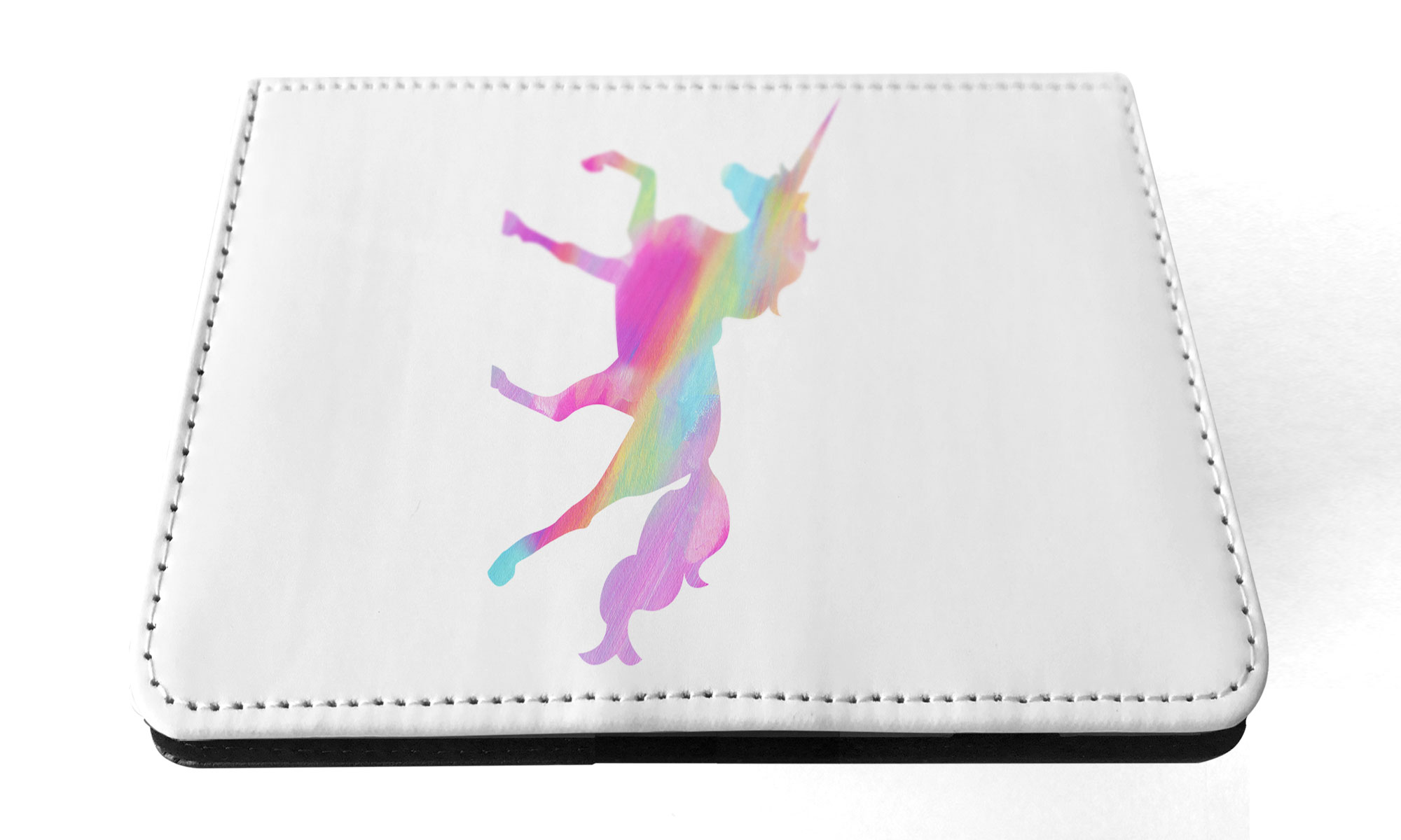 CASE COVER FOR APPLE IPAD|WATERCOLOR RAINBOW UNICORN - Picture 38 of 55