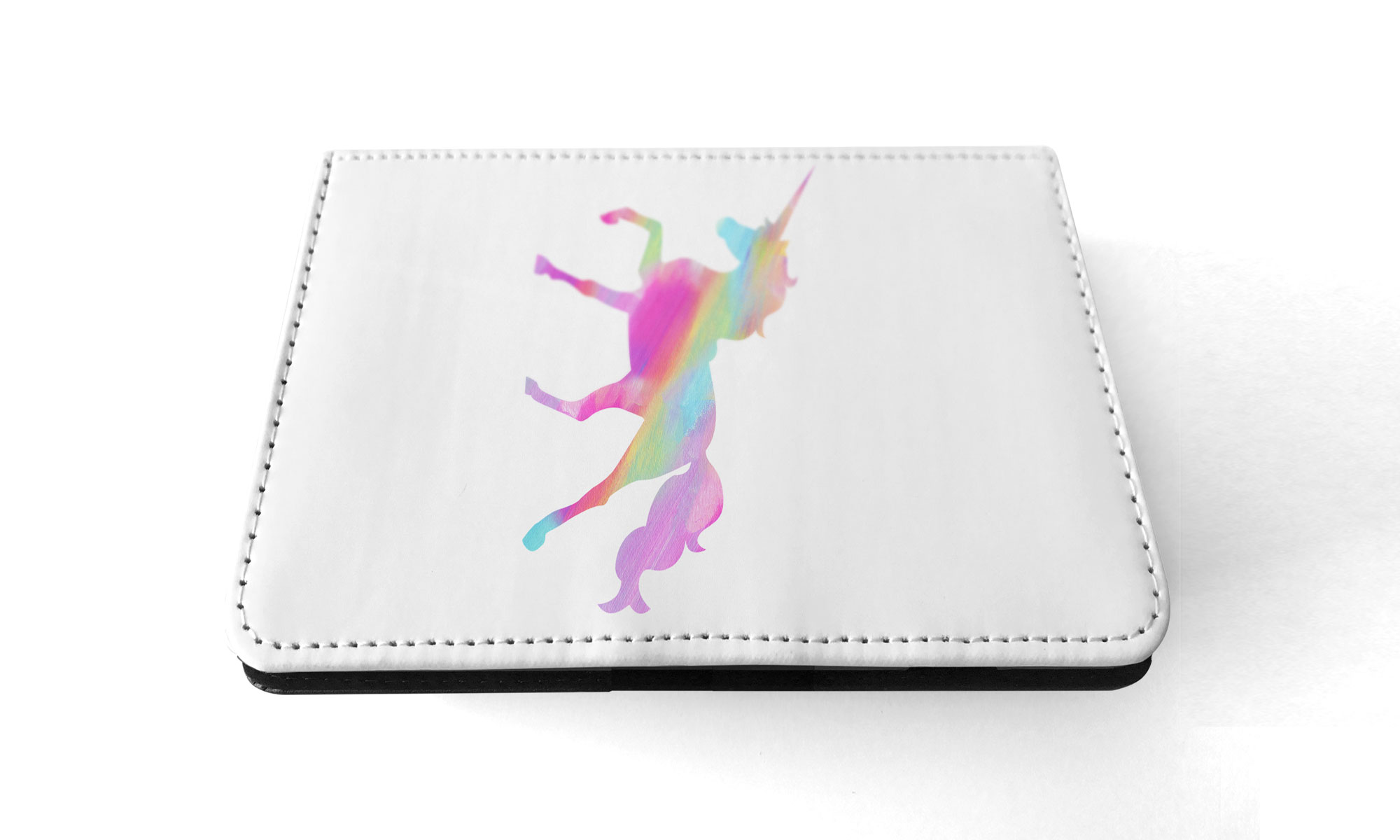 CASE COVER FOR APPLE IPAD|WATERCOLOR RAINBOW UNICORN - Picture 8 of 55