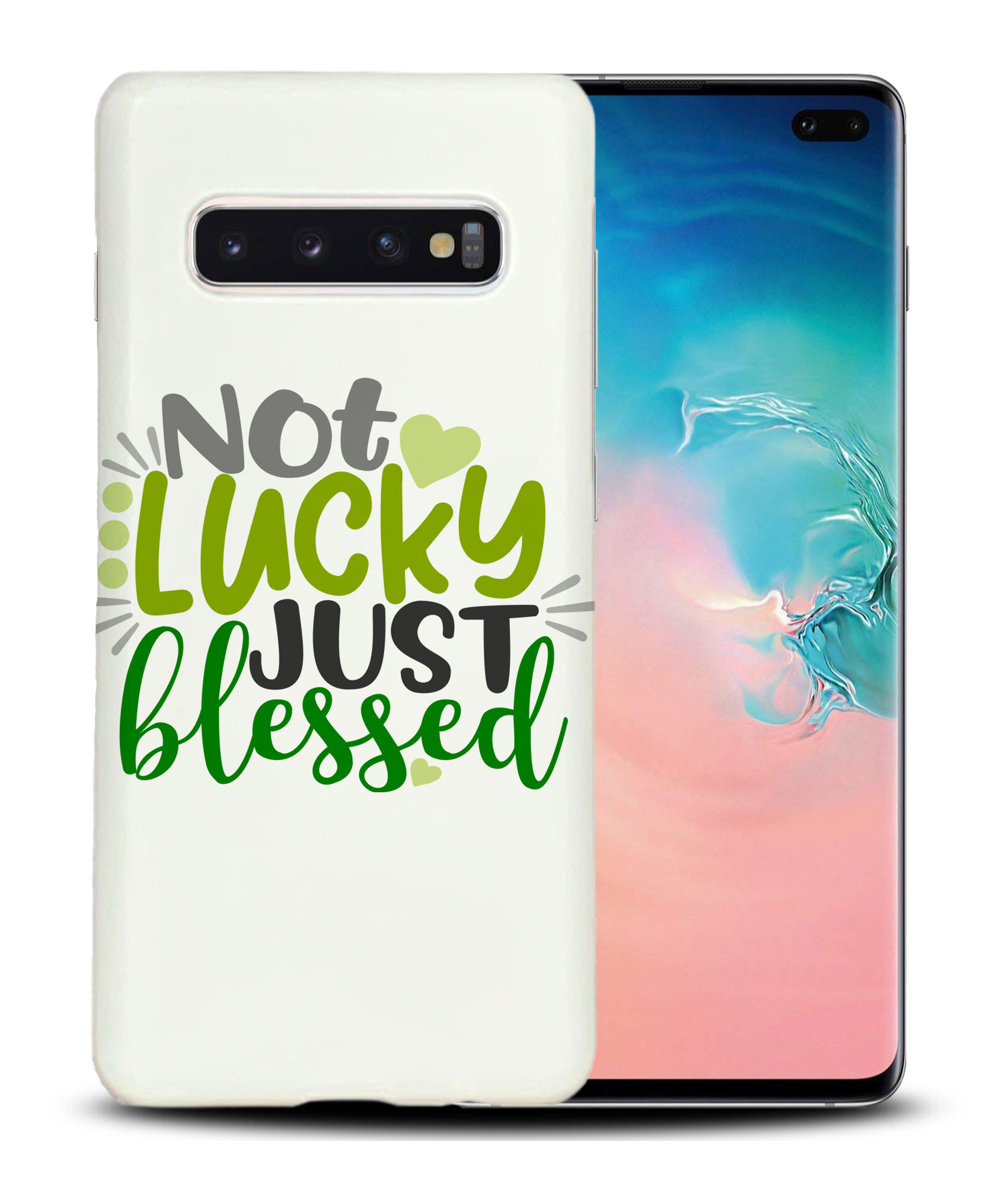 CASE COVER FOR SAMSUNG GALAXY|ST PATRICK NOT LUCKY JUST BLESSED - Picture 19 of 25