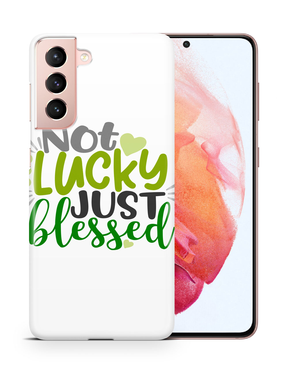 CASE COVER FOR SAMSUNG GALAXY|ST PATRICK NOT LUCKY JUST BLESSED - Picture 13 of 25