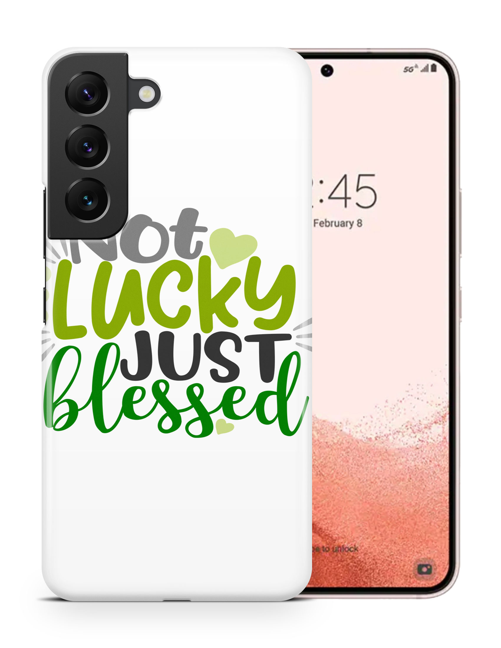 CASE COVER FOR SAMSUNG GALAXY|ST PATRICK NOT LUCKY JUST BLESSED - Picture 9 of 25