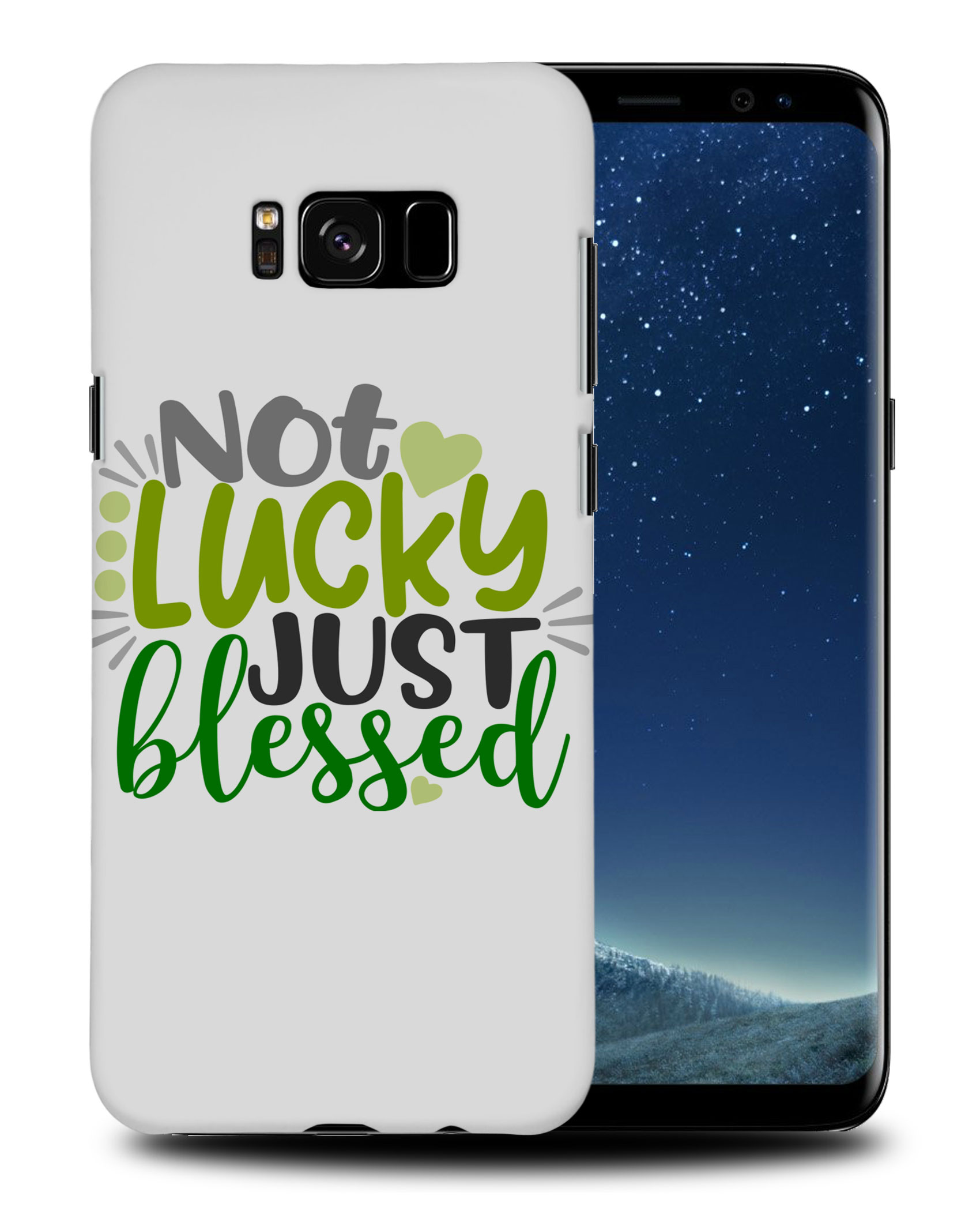 CASE COVER FOR SAMSUNG GALAXY|ST PATRICK NOT LUCKY JUST BLESSED - Picture 22 of 25