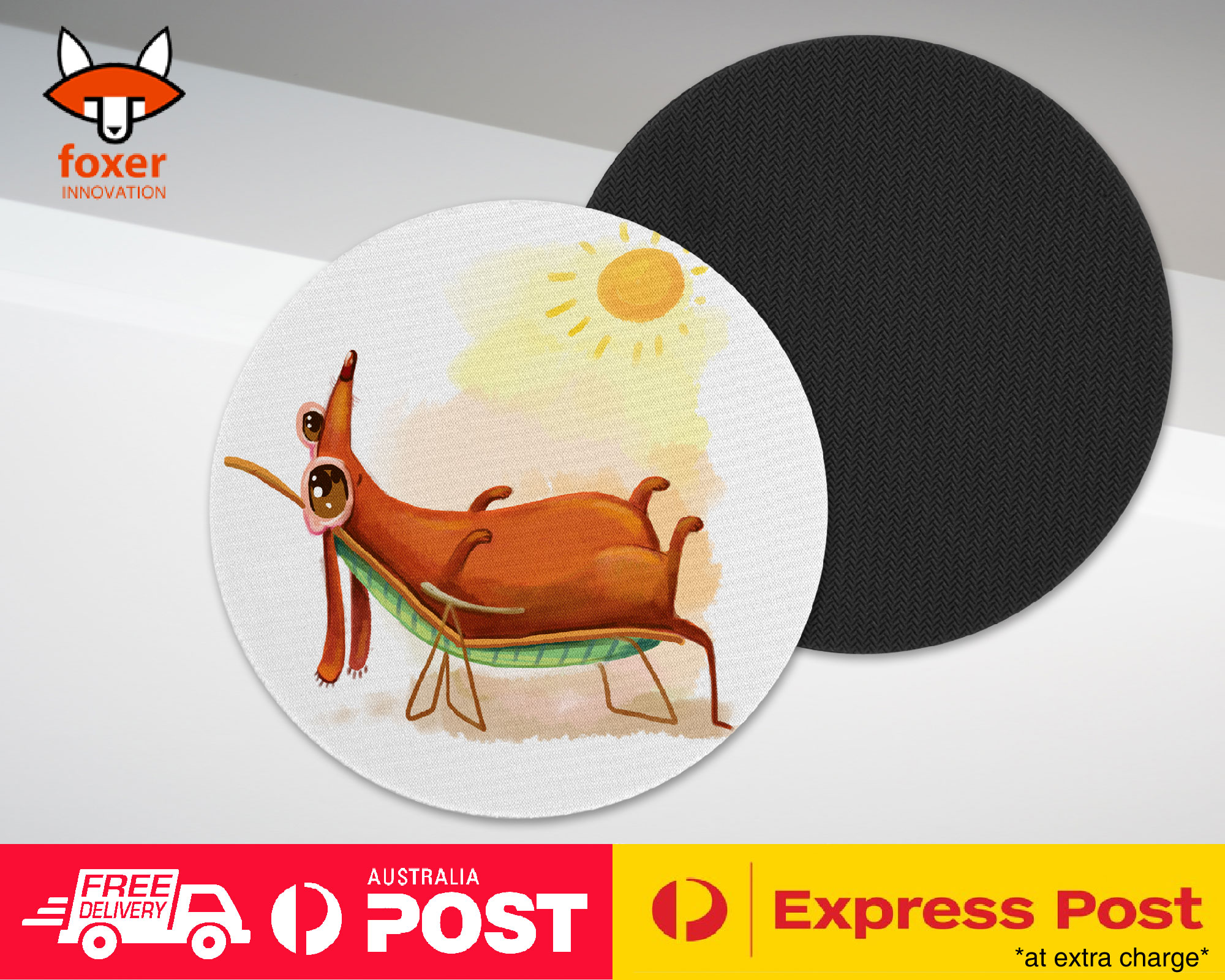 COASTER COFFEE DRINKING MAT|CUTE FUNNY DOG ILLUSTRATIONS #5