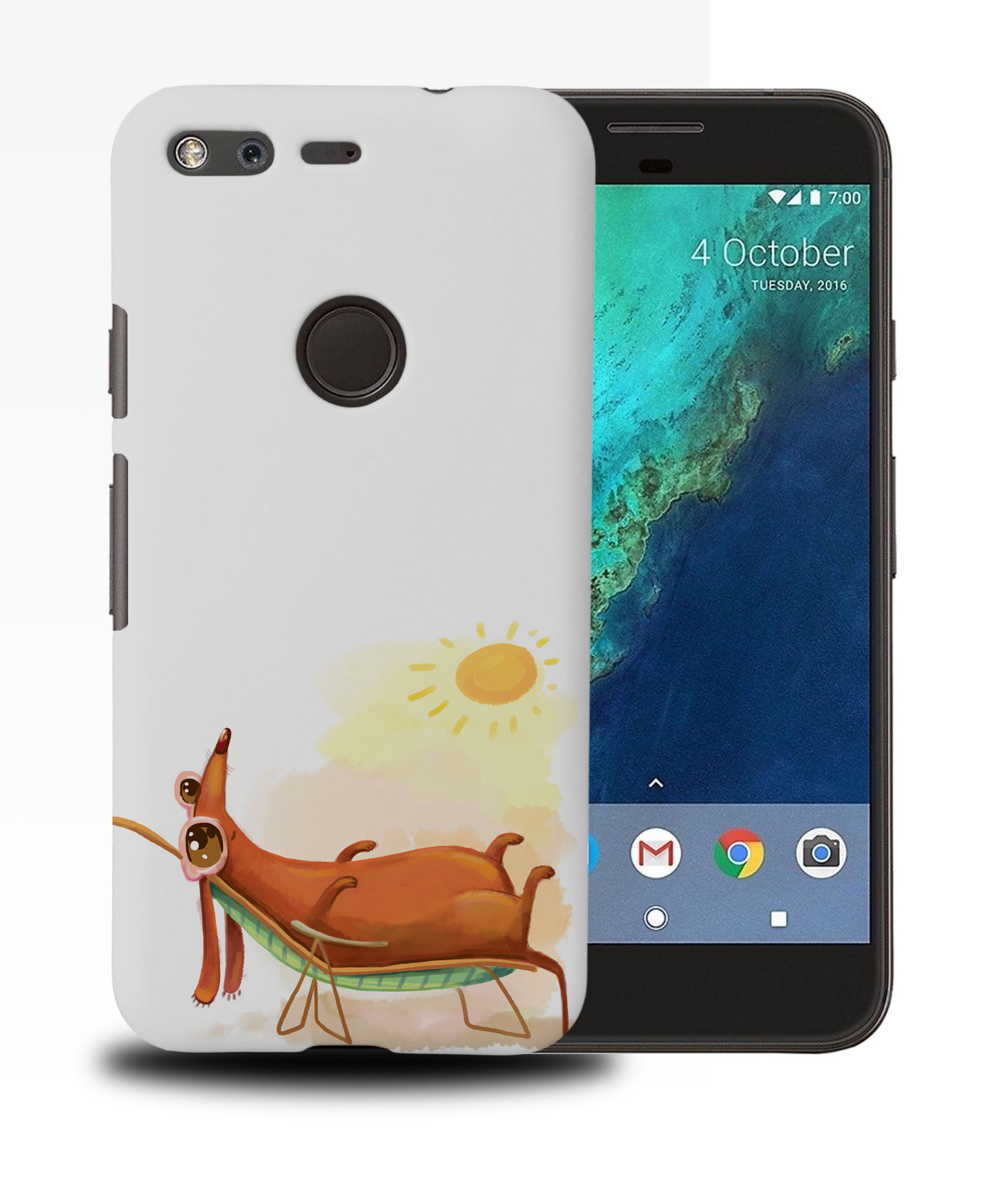 CASE COVER FOR GOOGLE PIXEL|CUTE FUNNY DOG ILLUSTRATIONS #5 - Imagen 11 de 11