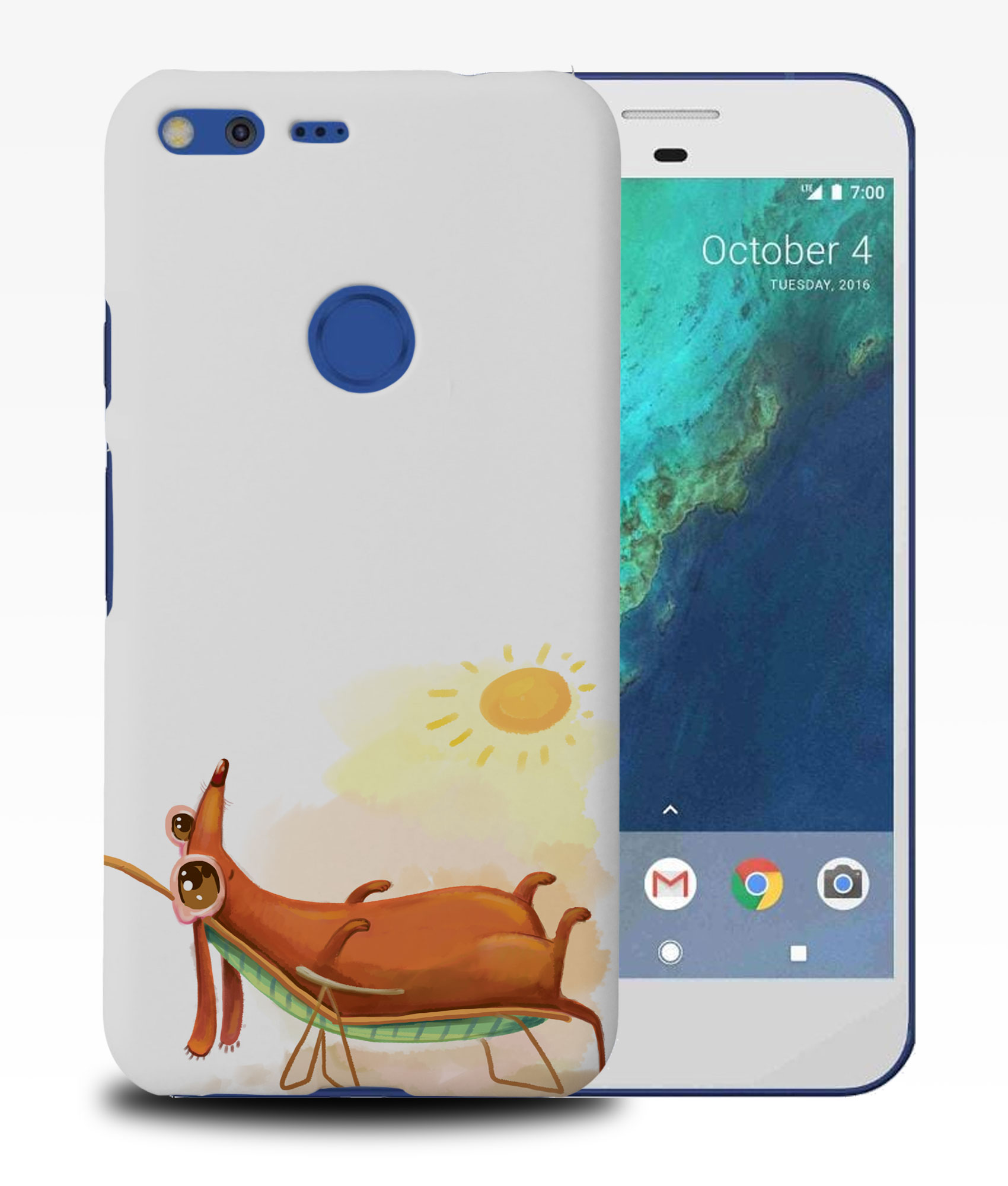 CASE COVER FOR GOOGLE PIXEL|CUTE FUNNY DOG ILLUSTRATIONS #5 - Imagen 10 de 11