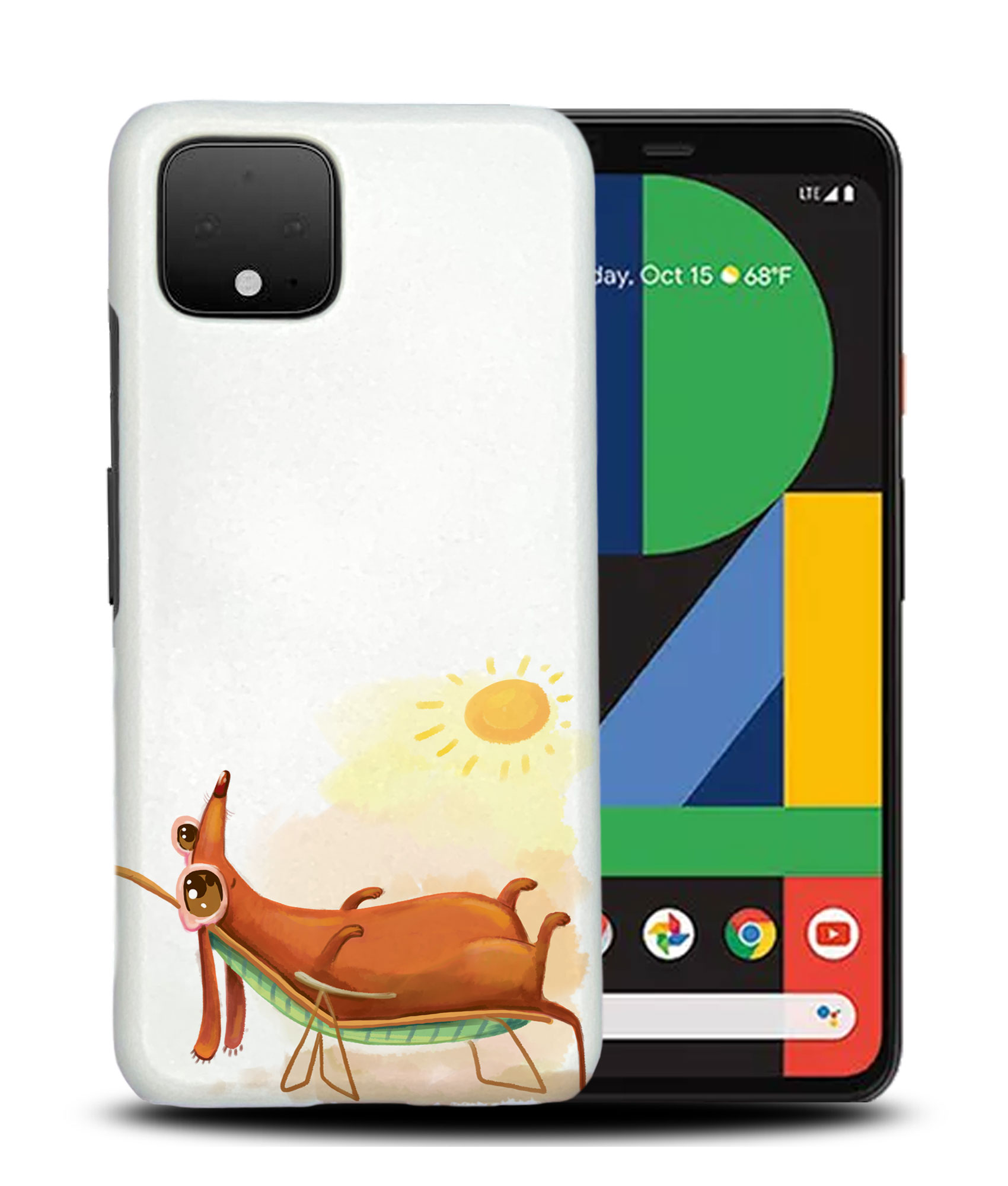 CASE COVER FOR GOOGLE PIXEL|CUTE FUNNY DOG ILLUSTRATIONS #5 - Imagen 5 de 11