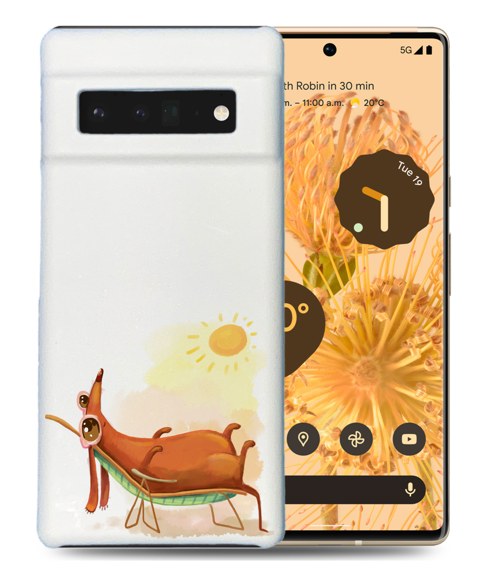 CASE COVER FOR GOOGLE PIXEL|CUTE FUNNY DOG ILLUSTRATIONS #5 - Imagen 2 de 11