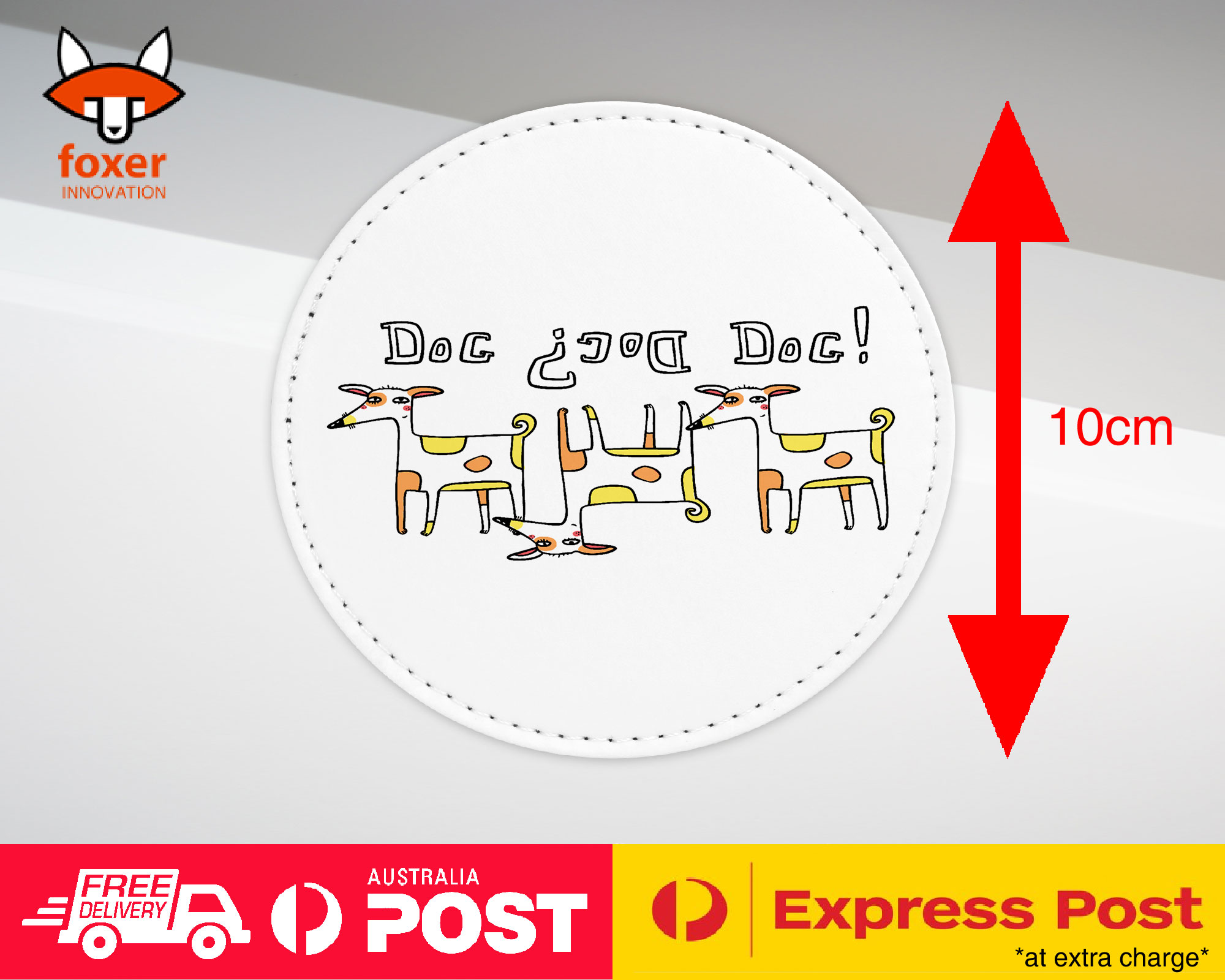 COASTER COFFEE DRINKING MAT|DOG DOG? DOG!