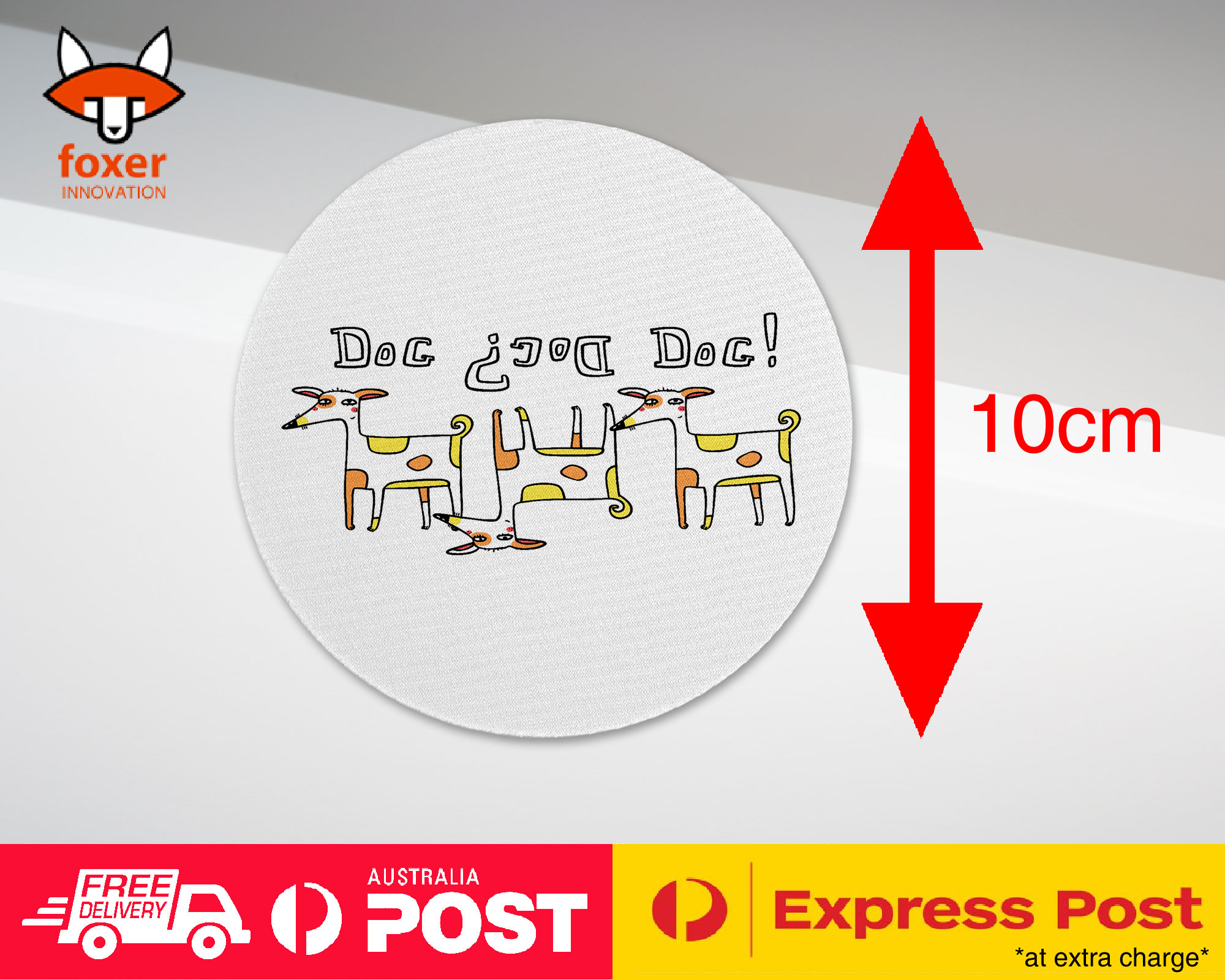 COASTER COFFEE DRINKING MAT|DOG DOG? DOG!