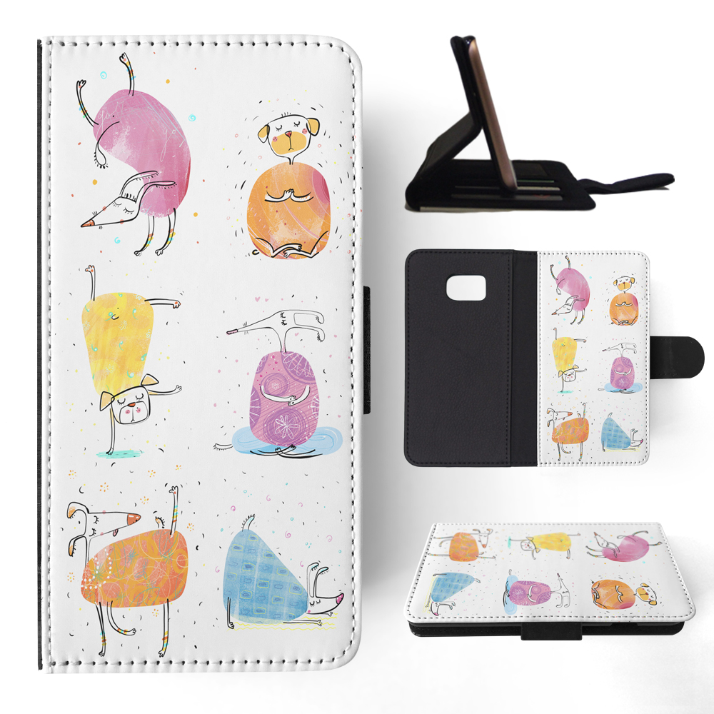 FLIP CASE FOR SAMSUNG GALAXY|CUTE FUNNY DOG ILLUSTRATIONS #13 - Picture 111 of 120