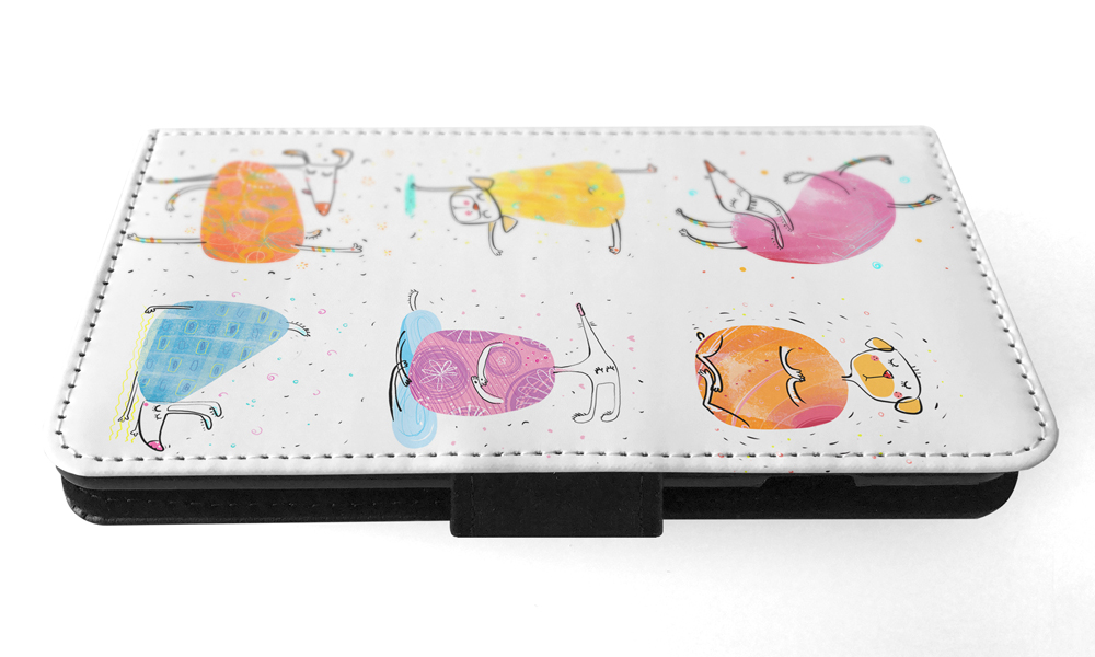 FLIP CASE FOR SAMSUNG GALAXY|CUTE FUNNY DOG ILLUSTRATIONS #13 - Picture 113 of 120