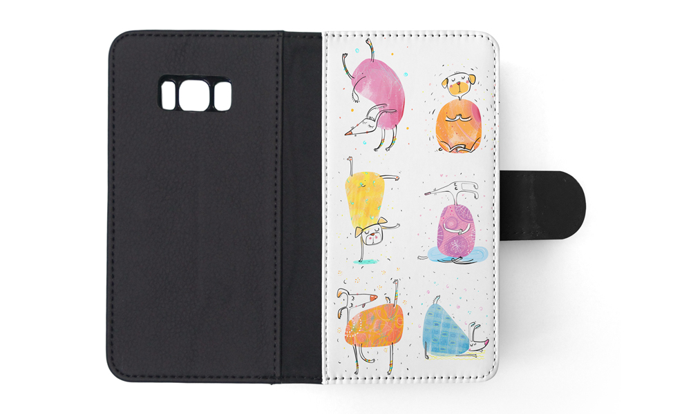 FLIP CASE FOR SAMSUNG GALAXY|CUTE FUNNY DOG ILLUSTRATIONS #13 - Picture 109 of 120