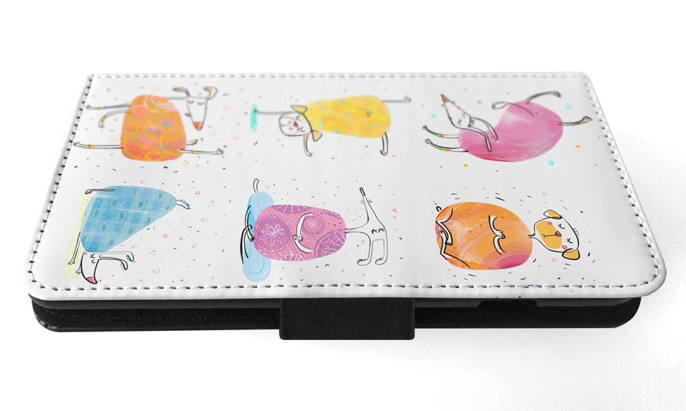 FLIP CASE FOR SAMSUNG GALAXY|CUTE FUNNY DOG ILLUSTRATIONS #13 - Picture 103 of 120