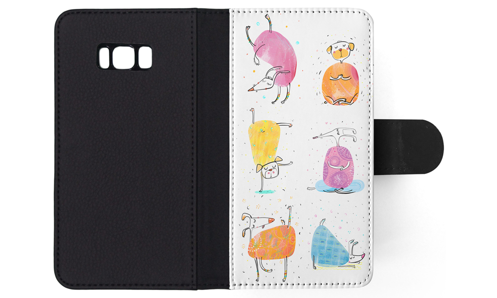 FLIP CASE FOR SAMSUNG GALAXY|CUTE FUNNY DOG ILLUSTRATIONS #13 - Picture 104 of 120