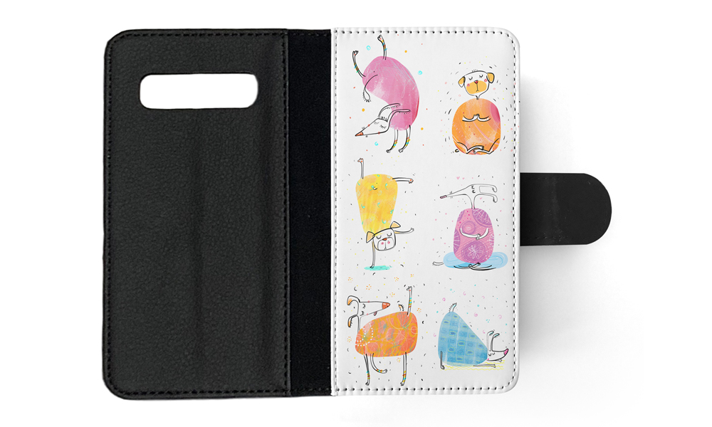 FLIP CASE FOR SAMSUNG GALAXY|CUTE FUNNY DOG ILLUSTRATIONS #13 - Picture 89 of 120