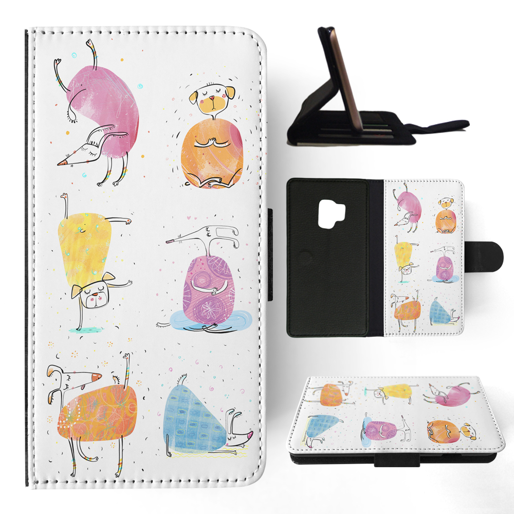 FLIP CASE FOR SAMSUNG GALAXY|CUTE FUNNY DOG ILLUSTRATIONS #13 - Picture 91 of 120