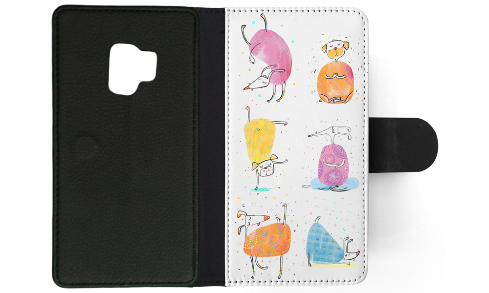 FLIP CASE FOR SAMSUNG GALAXY|CUTE FUNNY DOG ILLUSTRATIONS #13 - Picture 94 of 120
