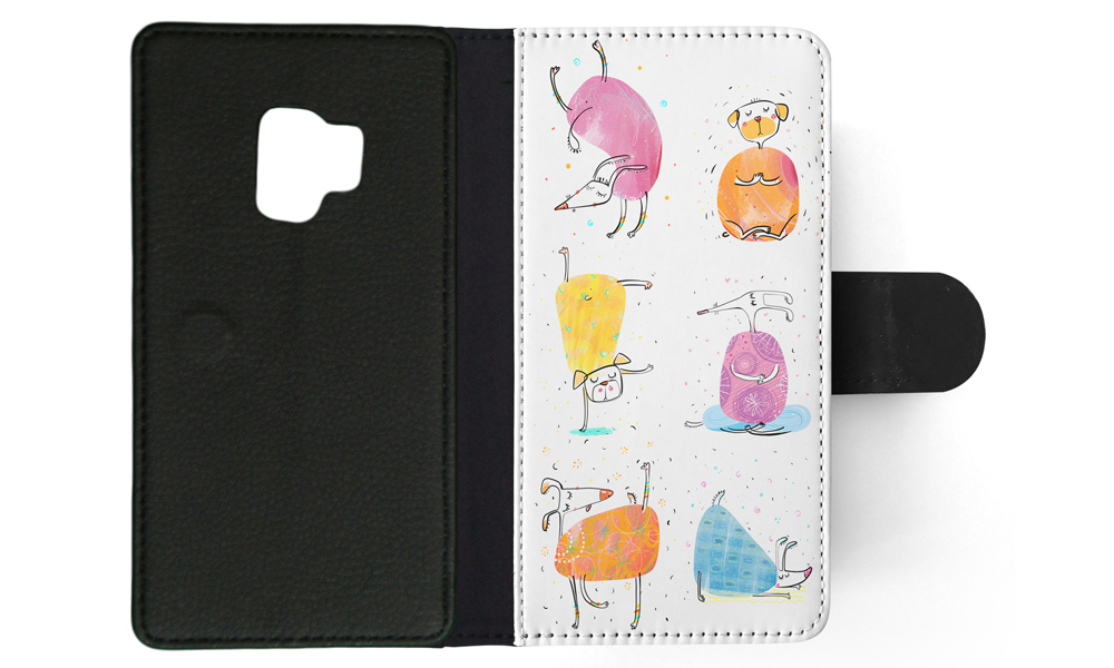 FLIP CASE FOR SAMSUNG GALAXY|CUTE FUNNY DOG ILLUSTRATIONS #13 - Picture 99 of 120