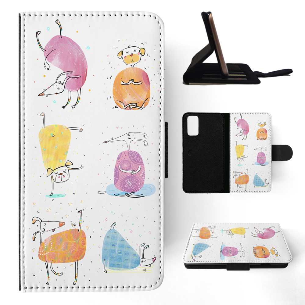 FLIP CASE FOR SAMSUNG GALAXY|CUTE FUNNY DOG ILLUSTRATIONS #13 - Picture 76 of 120