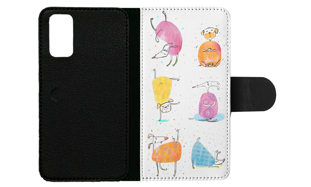 FLIP CASE FOR SAMSUNG GALAXY|CUTE FUNNY DOG ILLUSTRATIONS #13 - Picture 79 of 120