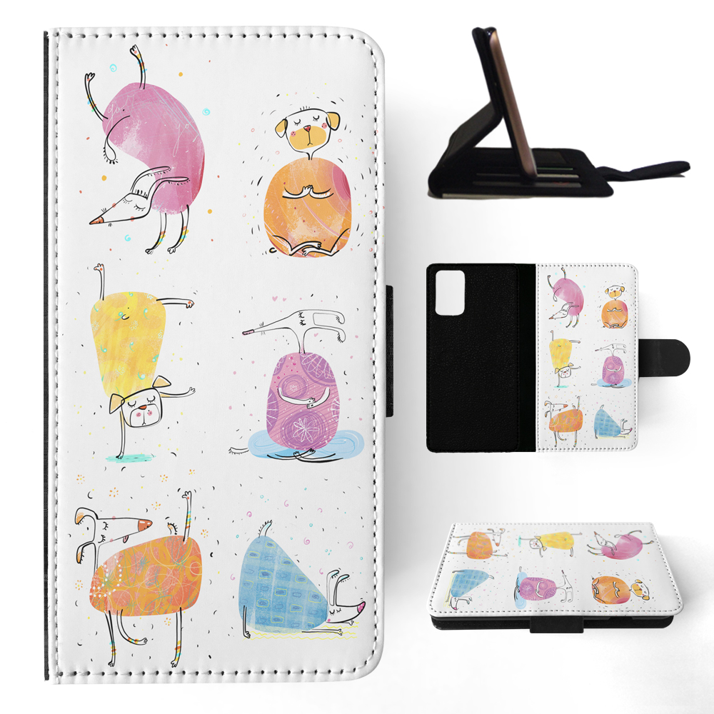 FLIP CASE FOR SAMSUNG GALAXY|CUTE FUNNY DOG ILLUSTRATIONS #13 - Picture 71 of 120