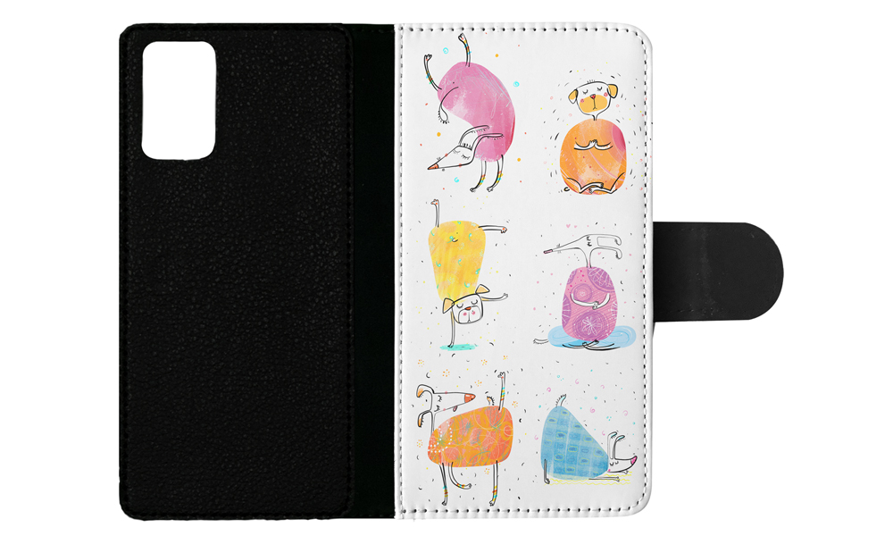 FLIP CASE FOR SAMSUNG GALAXY|CUTE FUNNY DOG ILLUSTRATIONS #13 - Picture 74 of 120