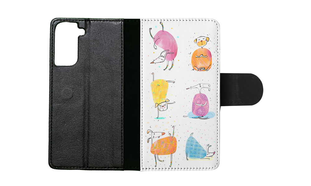 FLIP CASE FOR SAMSUNG GALAXY|CUTE FUNNY DOG ILLUSTRATIONS #13 - Picture 64 of 120