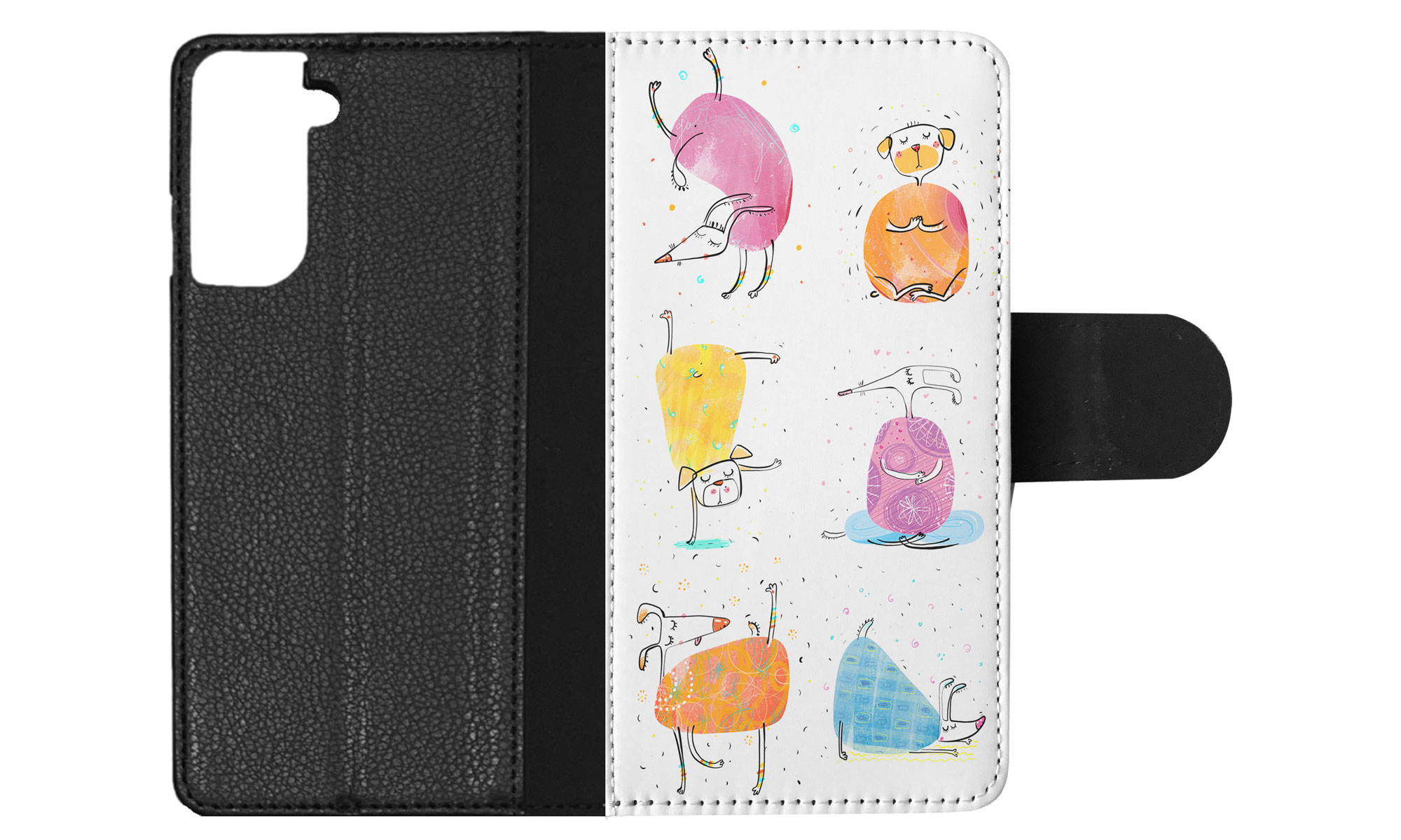 FLIP CASE FOR SAMSUNG GALAXY|CUTE FUNNY DOG ILLUSTRATIONS #13 - Picture 59 of 120