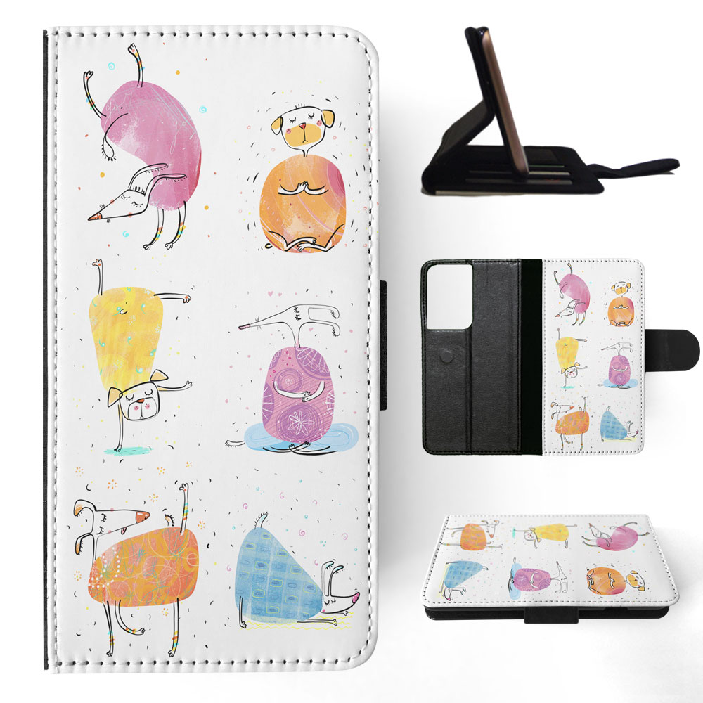 FLIP CASE FOR SAMSUNG GALAXY|CUTE FUNNY DOG ILLUSTRATIONS #13 - Picture 51 of 120