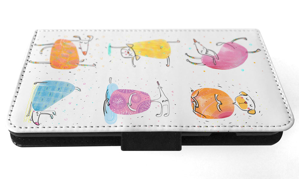 FLIP CASE FOR SAMSUNG GALAXY|CUTE FUNNY DOG ILLUSTRATIONS #13 - Picture 53 of 120
