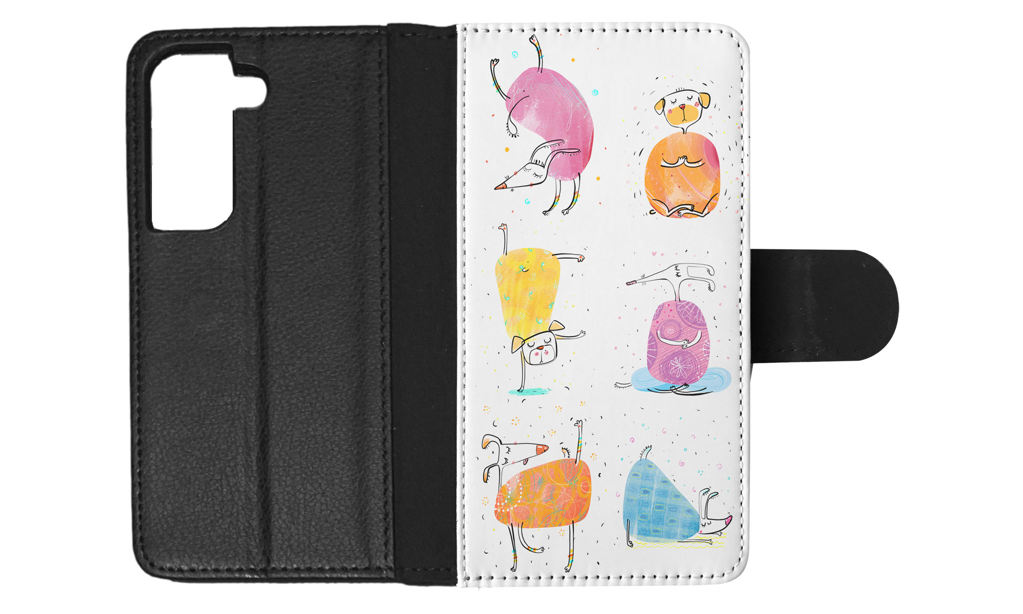 FLIP CASE FOR SAMSUNG GALAXY|CUTE FUNNY DOG ILLUSTRATIONS #13 - Picture 49 of 120