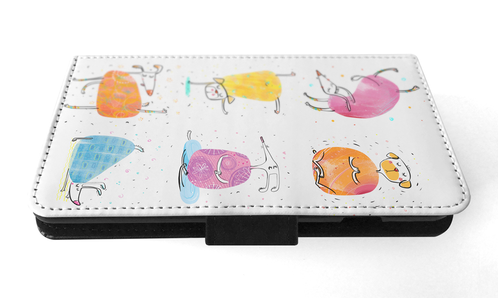 FLIP CASE FOR SAMSUNG GALAXY|CUTE FUNNY DOG ILLUSTRATIONS #13 - Picture 118 of 120