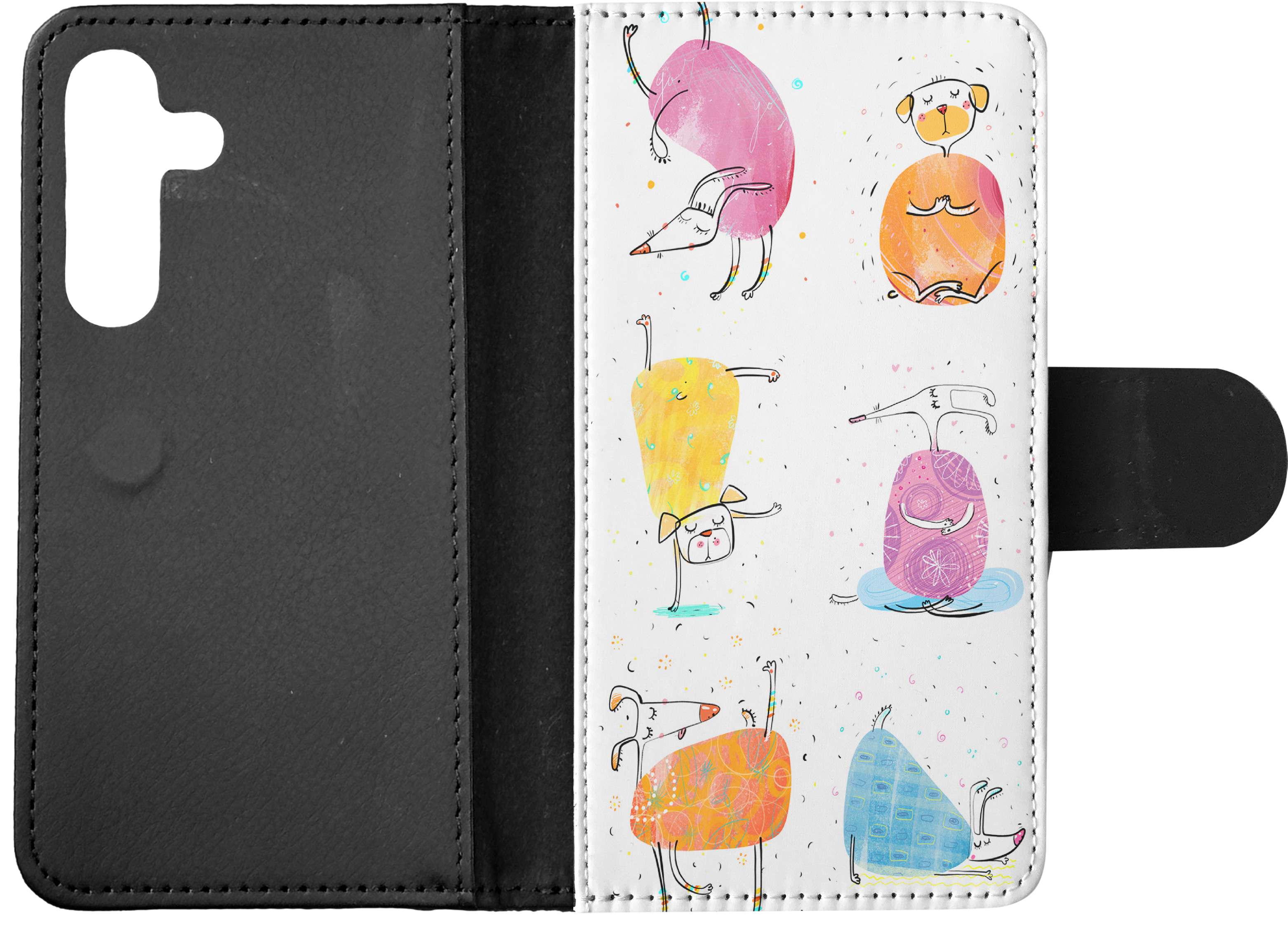 FLIP CASE FOR SAMSUNG GALAXY|CUTE FUNNY DOG ILLUSTRATIONS #13 - Picture 19 of 120
